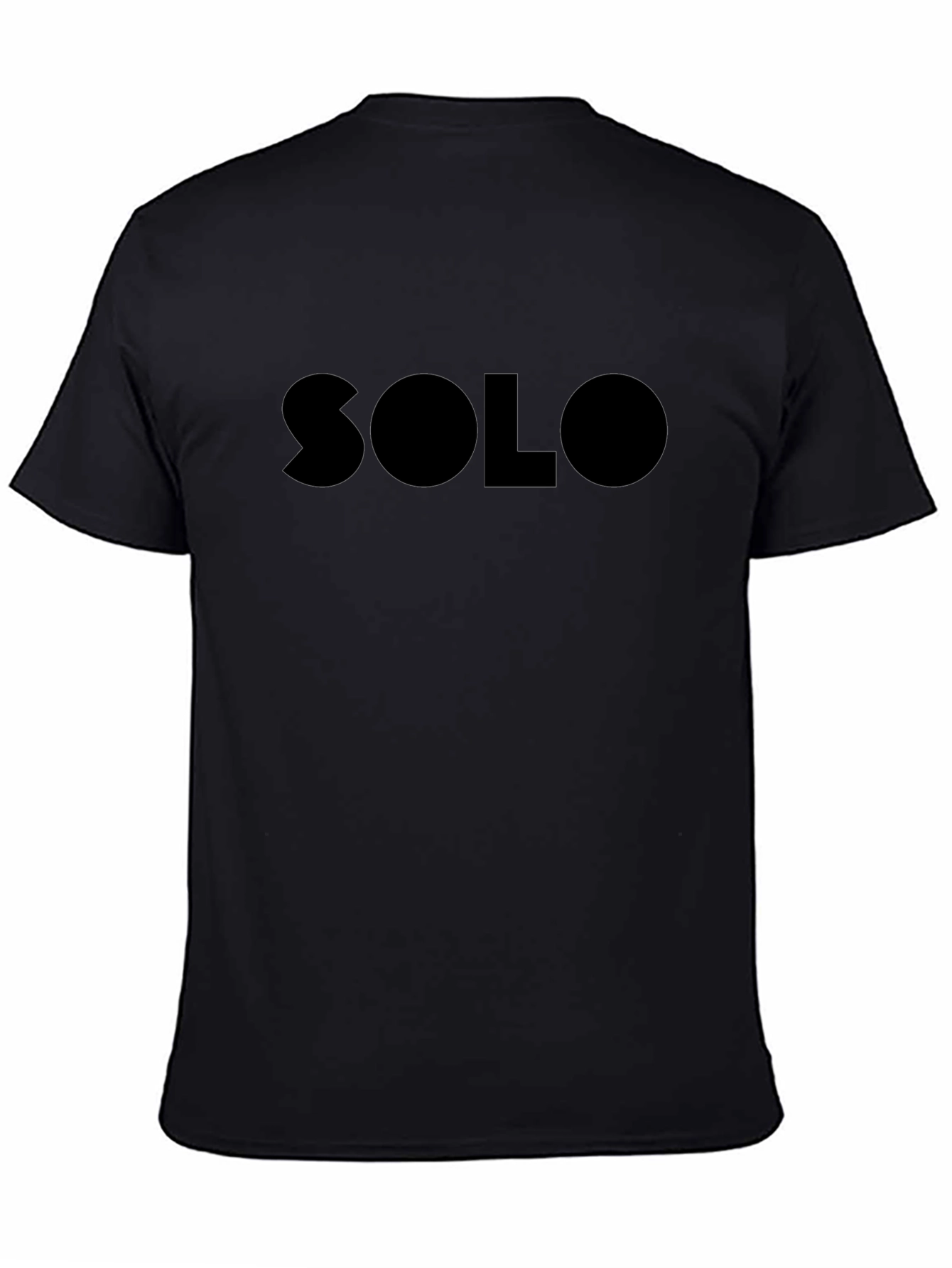 Stylish SOLO Black Graphic T-Shirt