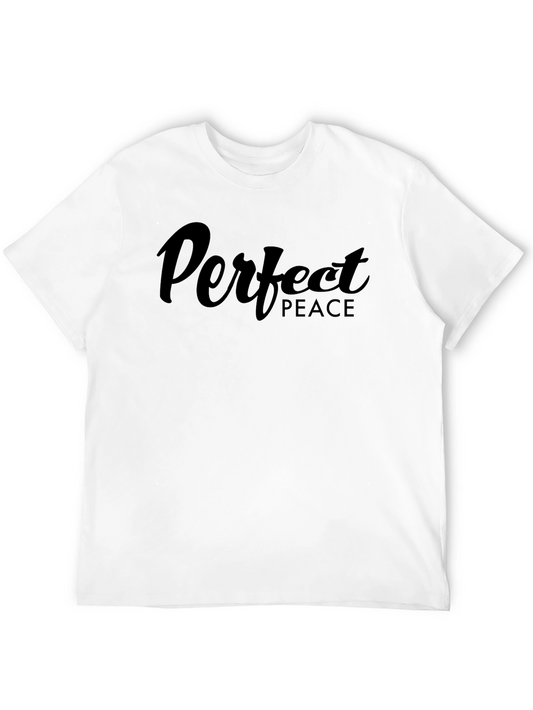 Perfect Peace Black Graphic Tee - Stylish Comfort