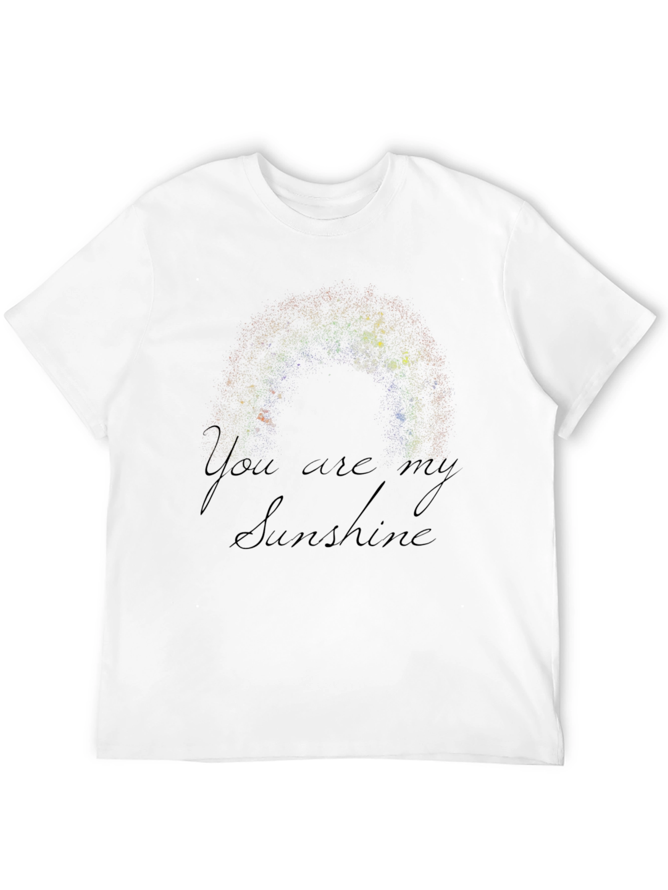 You Are My Sunshine Black Graphic T-Shirt
