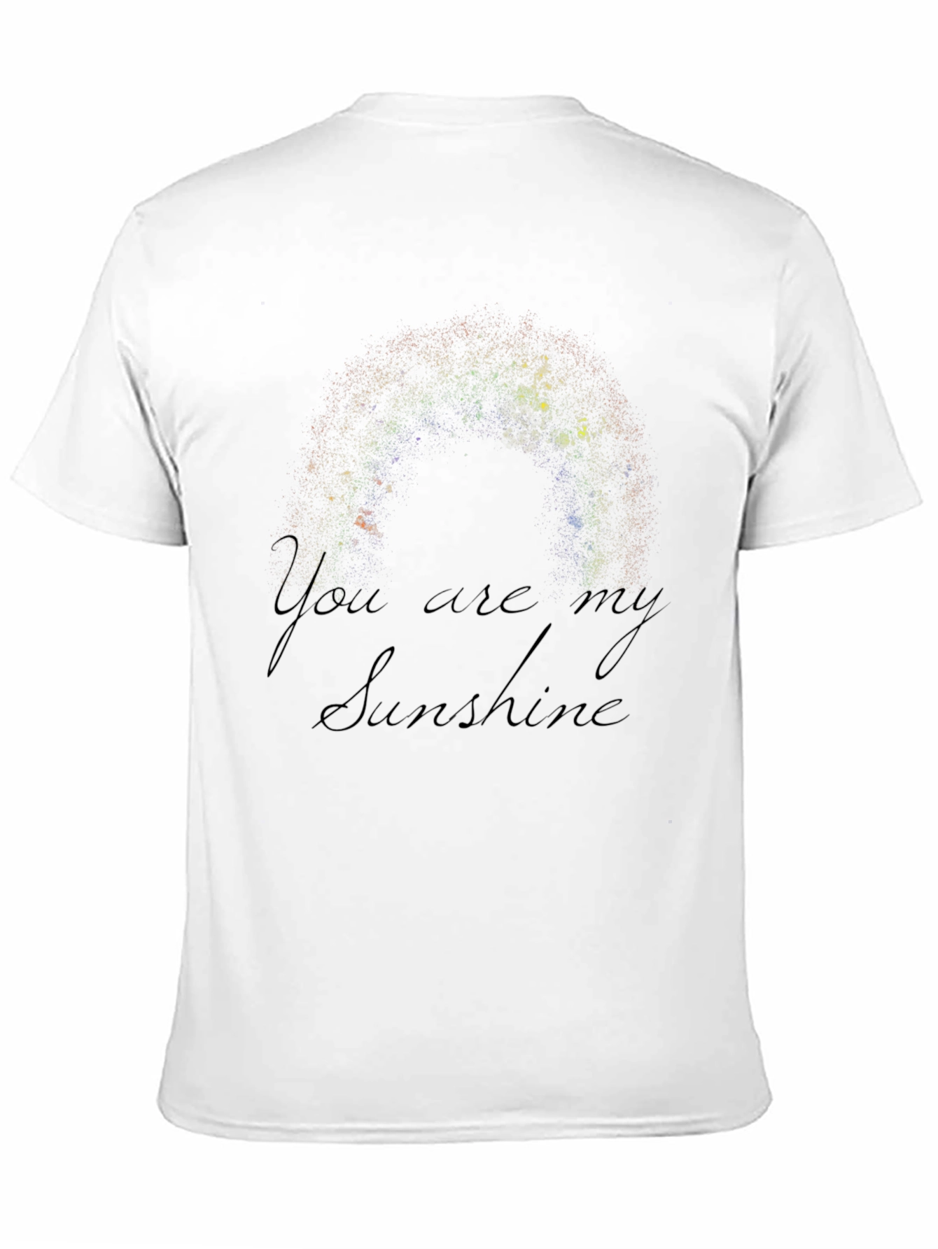 You Are My Sunshine Black Graphic T-Shirt