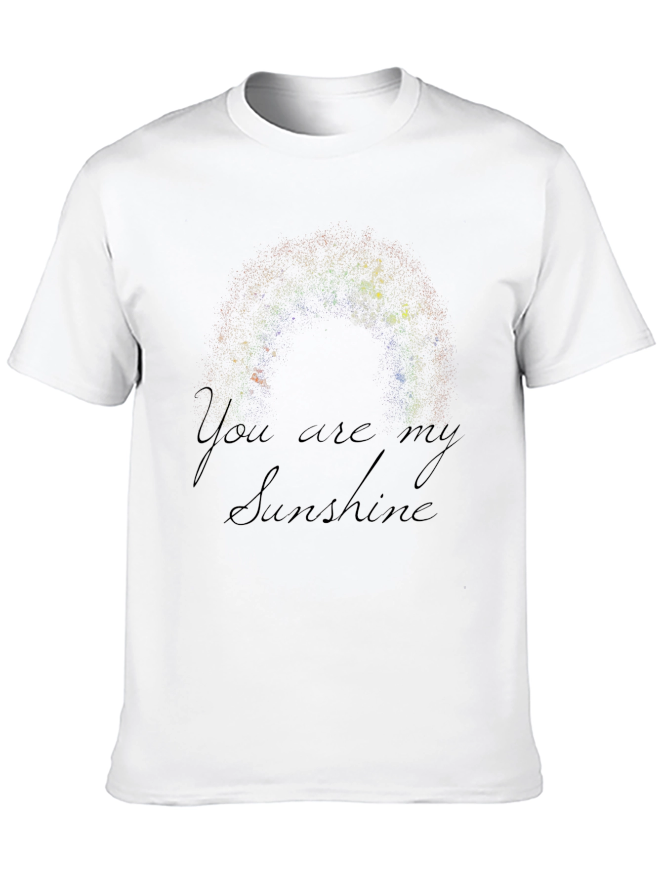You Are My Sunshine Black Graphic T-Shirt