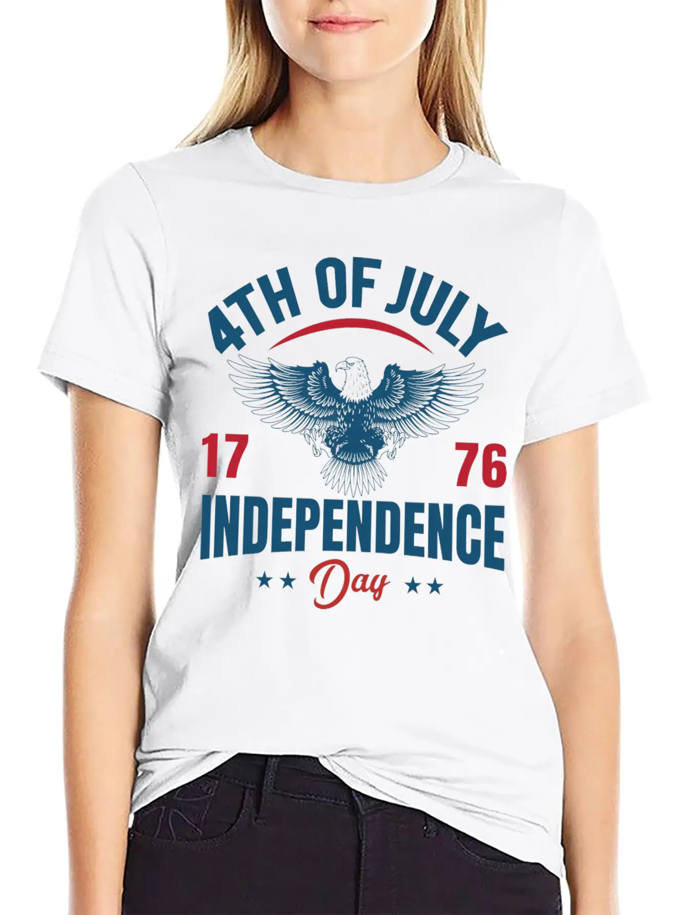 4th Of July 1776 Independence Day – Gift Idea USA Modern Fit Casual T-Shirt – Clean And Versatile Design