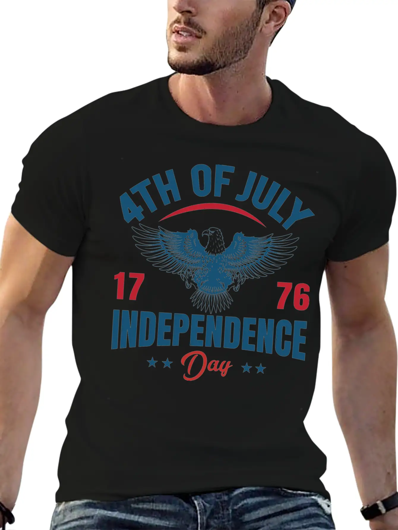 4th Of July 1776 Independence Day – Gift Idea USA Modern Fit Casual T-Shirt – Clean And Versatile Design