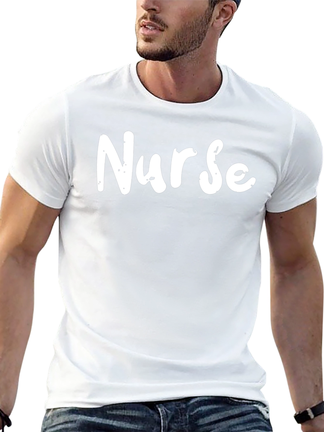 Nurse T-Shirt - Unisex Black Cotton Tee