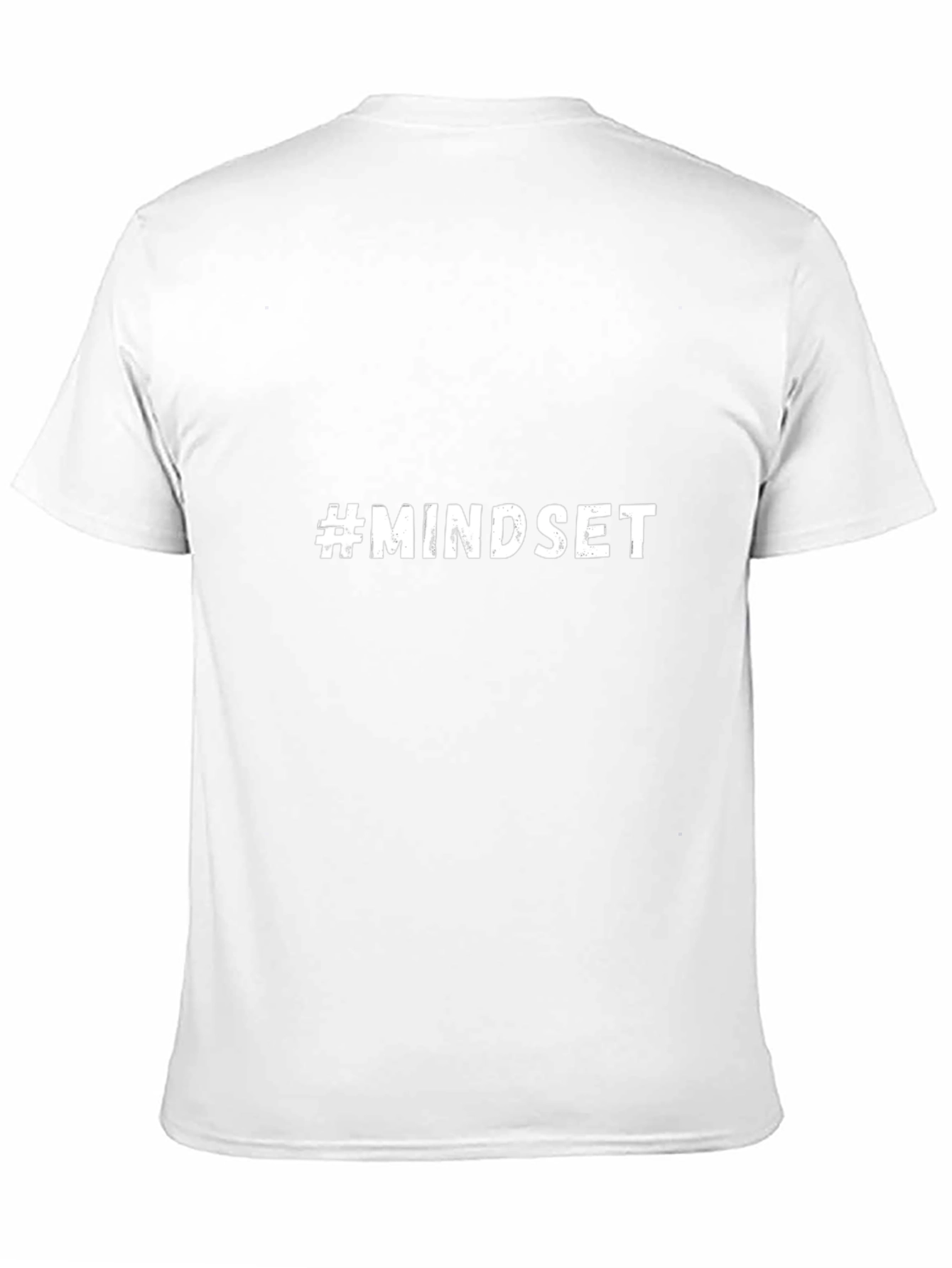 #Mindset Mens Black Cotton Graphic Tee