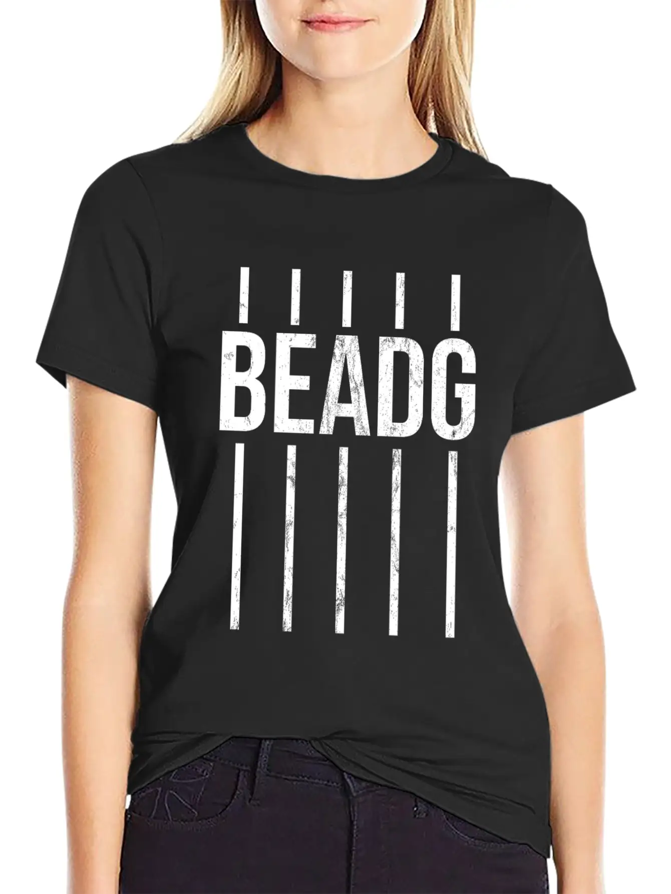 5 String Bass Beadg Funny Bass Player Design Lightweight Cotton T-Shirt – Daily Comfort Graphic Shirt