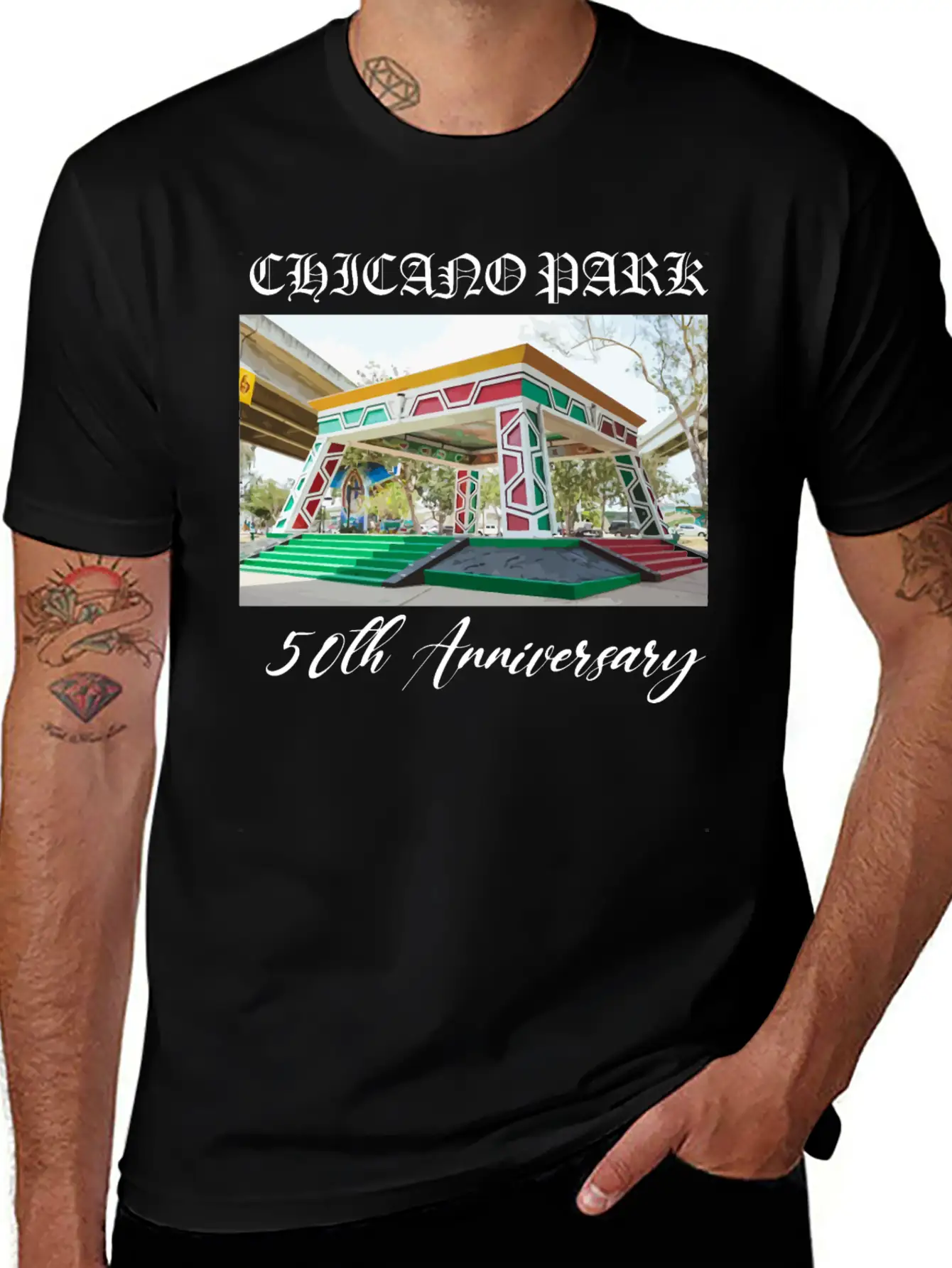 50th Anniversary Chicano Park Modern Fit Casual T-Shirt – Clean And Versatile Design