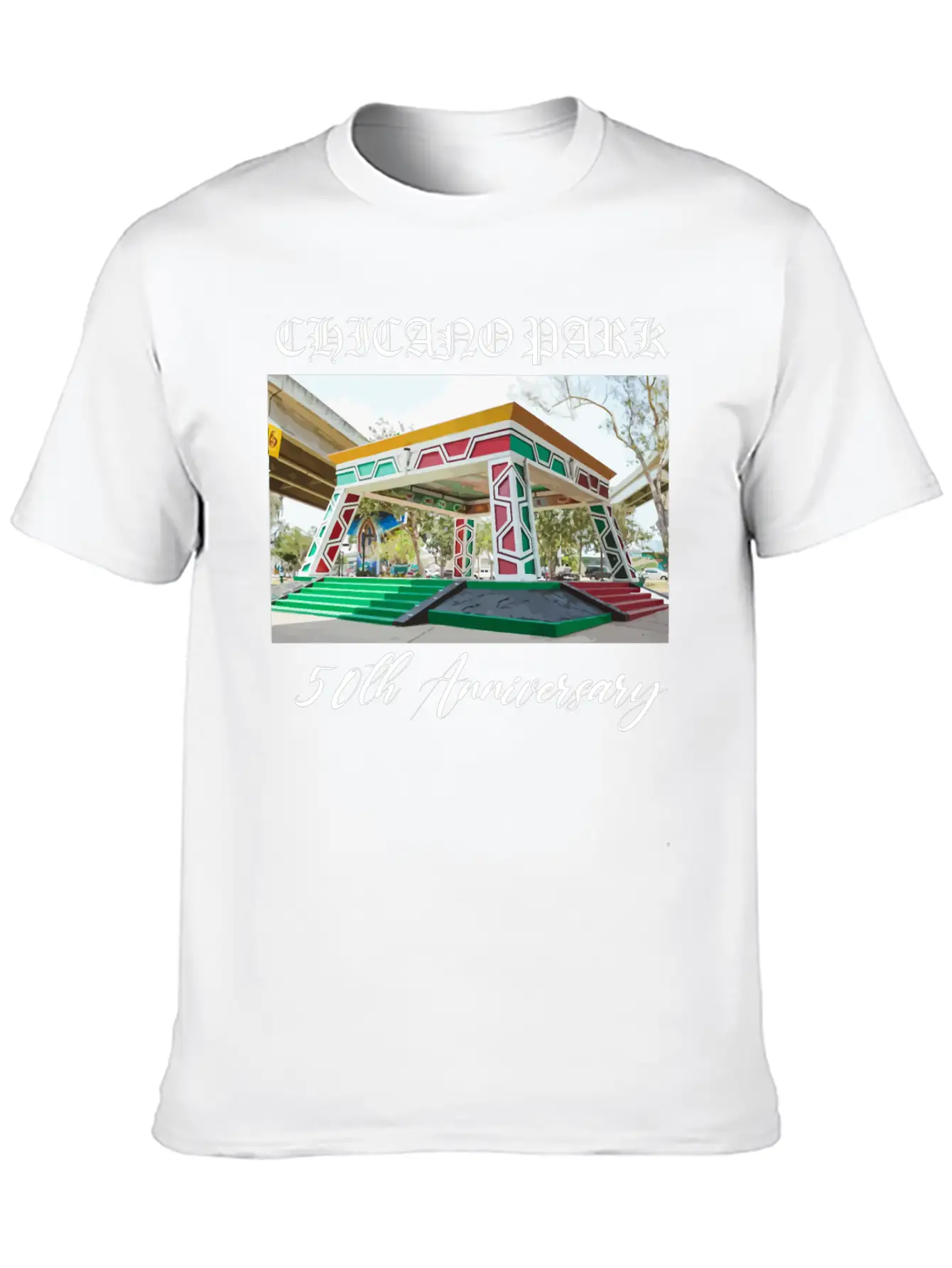 50th Anniversary Chicano Park Modern Fit Casual T-Shirt – Clean And Versatile Design
