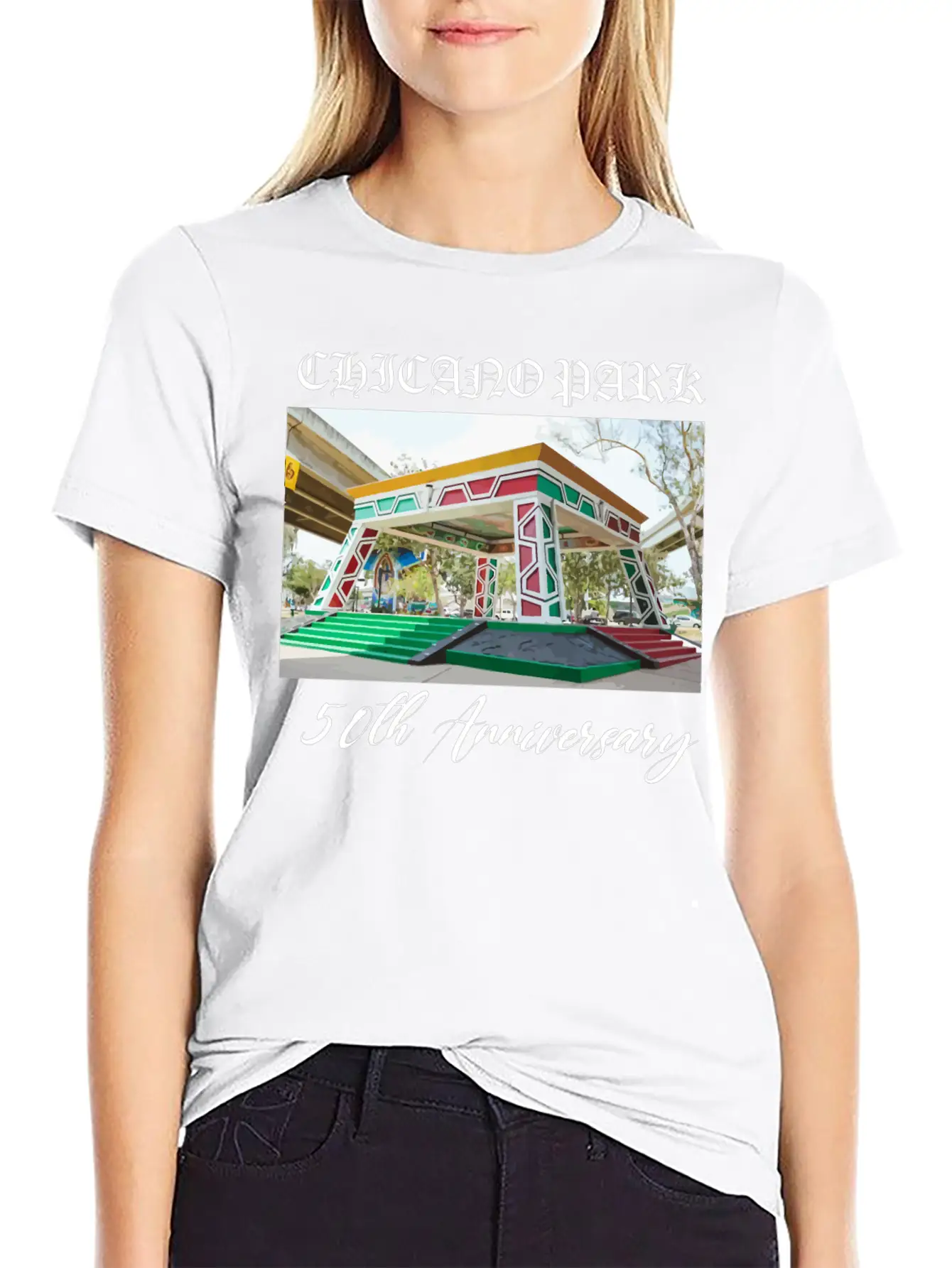 50th Anniversary Chicano Park Modern Fit Casual T-Shirt – Clean And Versatile Design