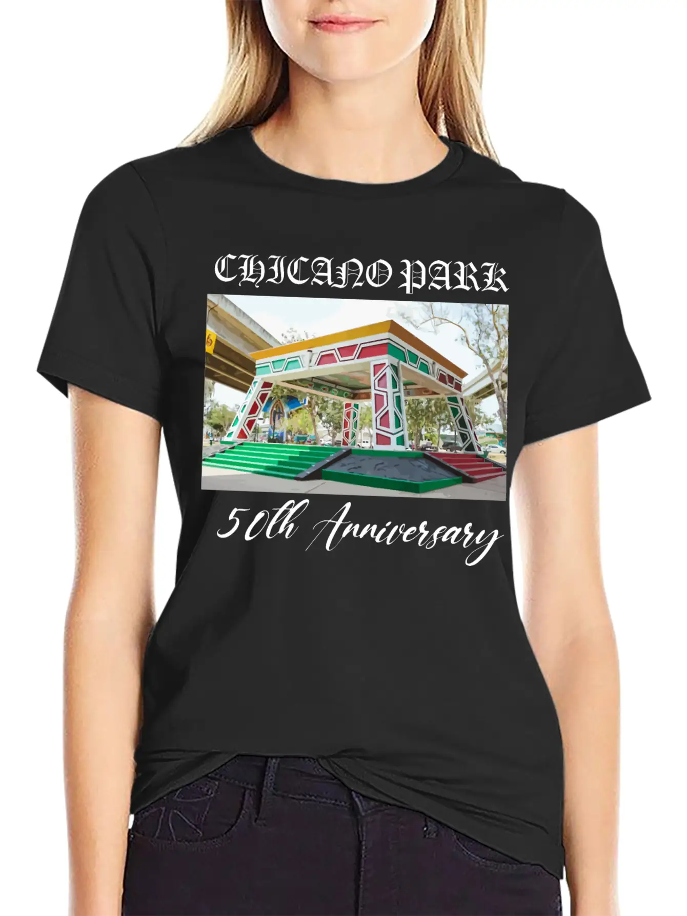 50th Anniversary Chicano Park Modern Fit Casual T-Shirt – Clean And Versatile Design