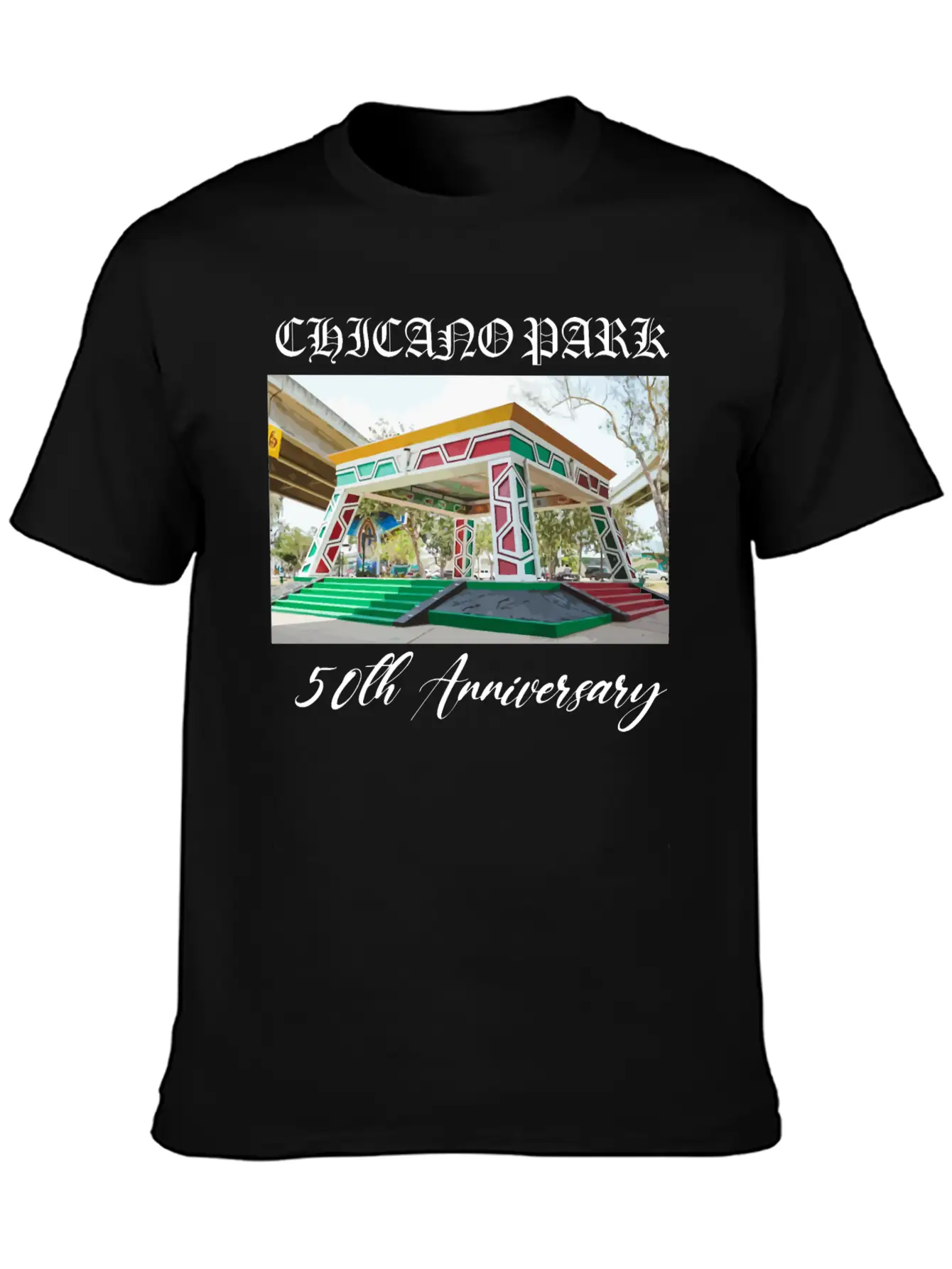 50th Anniversary Chicano Park Modern Fit Casual T-Shirt – Clean And Versatile Design