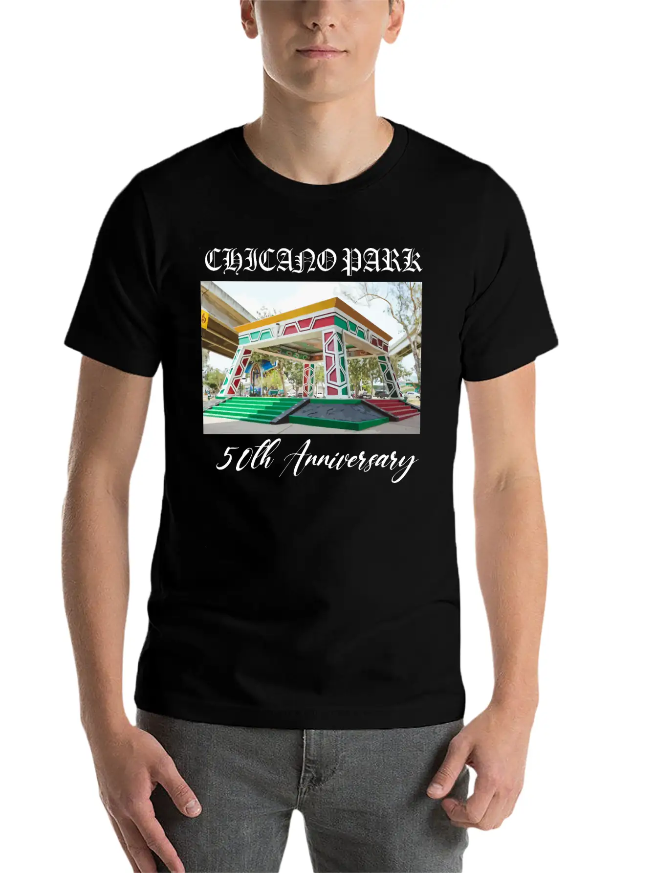 50th Anniversary Chicano Park Modern Fit Casual T-Shirt – Clean And Versatile Design