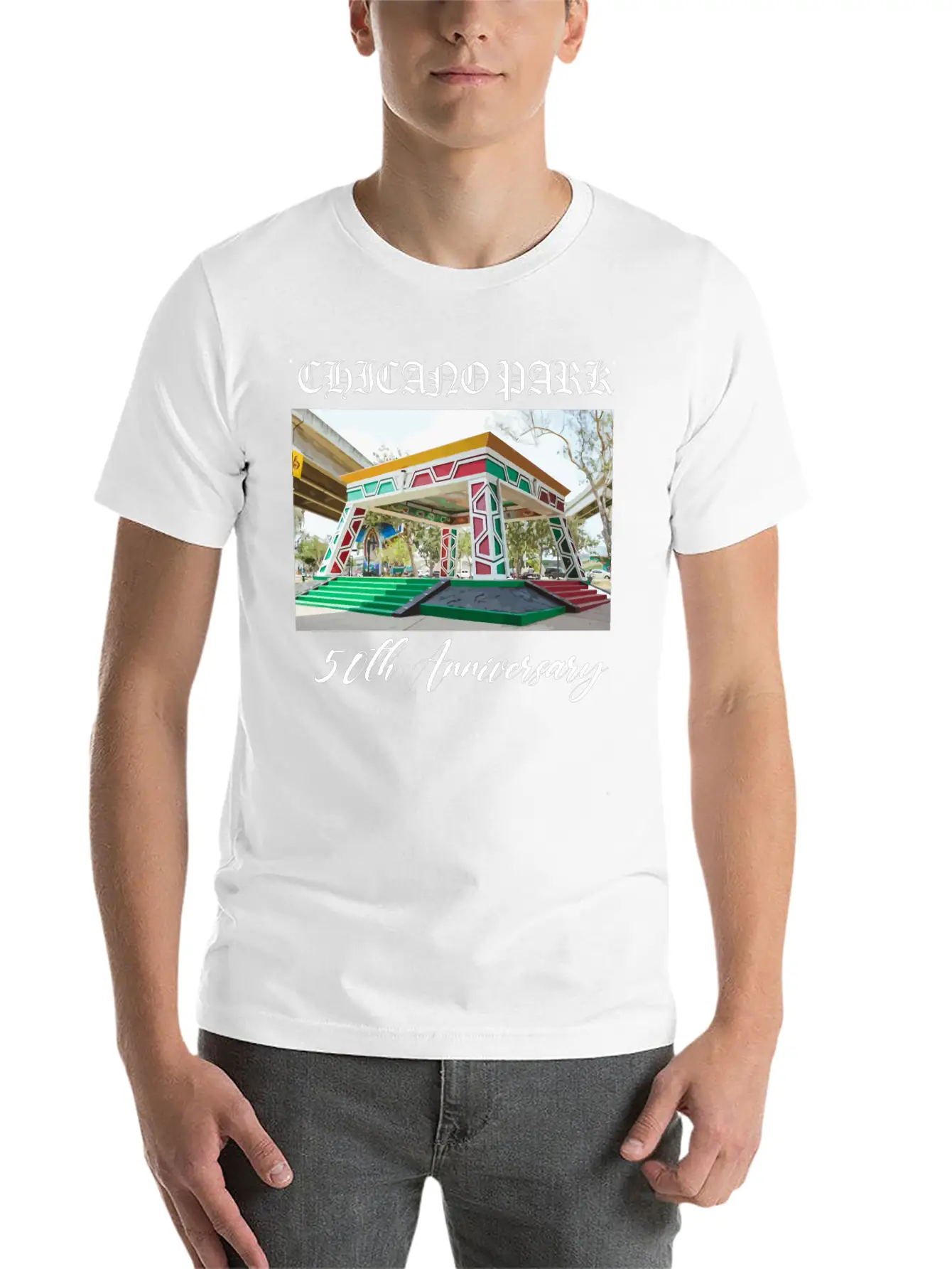 50th Anniversary Chicano Park Modern Fit Casual T-Shirt – Clean And Versatile Design