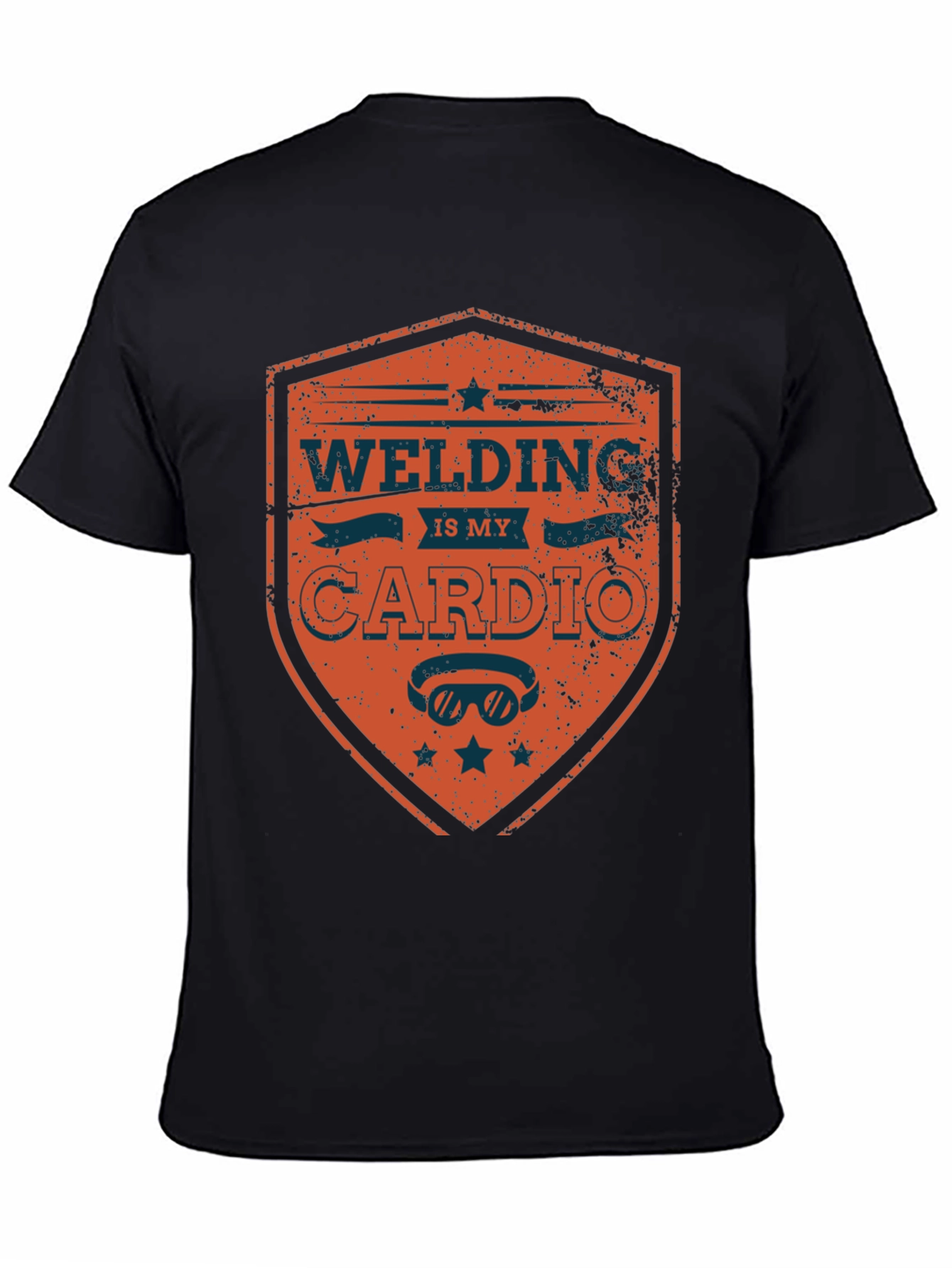 Welding Is My Cardio Mens Graphic T-Shirt