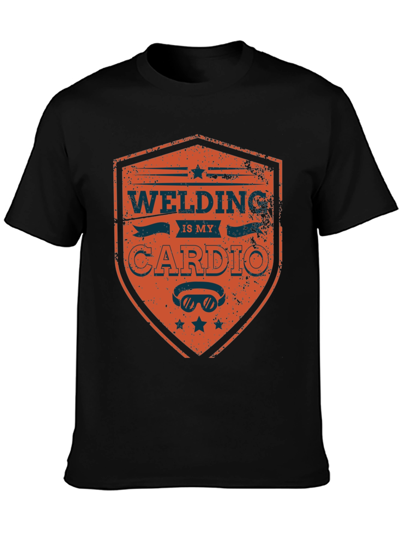 Welding Is My Cardio Mens Graphic T-Shirt
