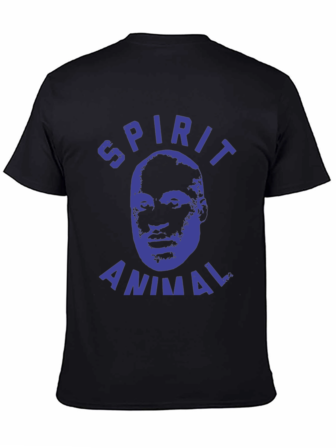 Spirit Animal Graphic Tee - Black Cotton T-Shirt