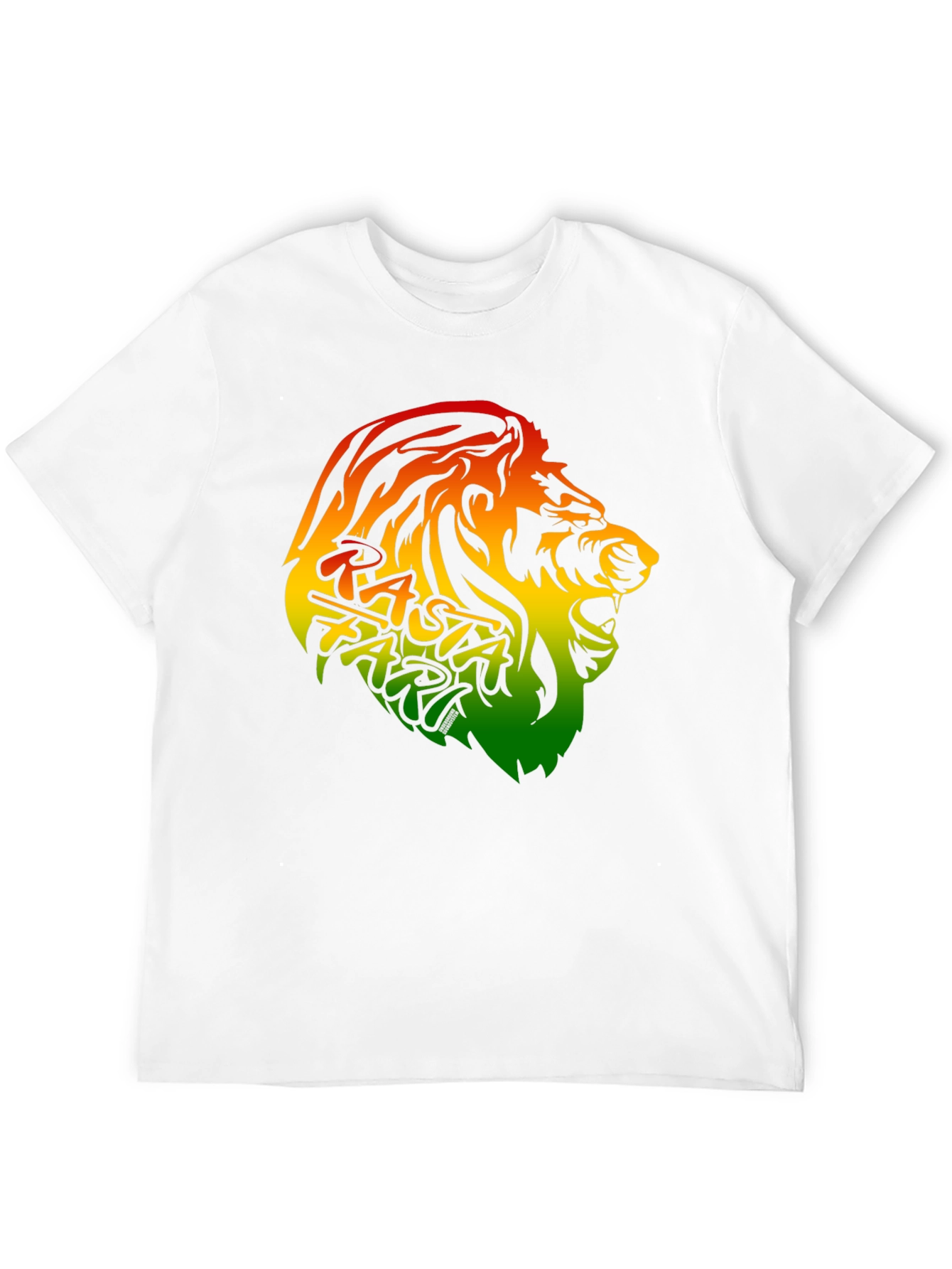 Rasta Lion Graphic Tee - Black