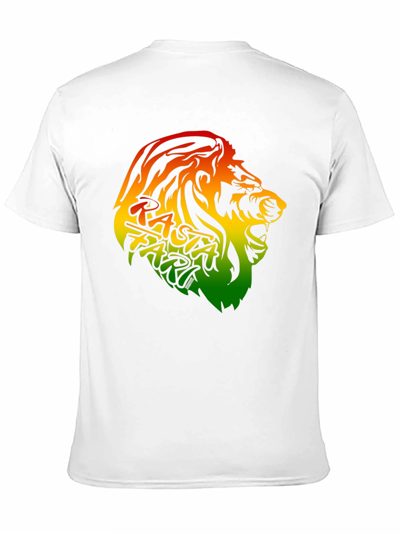 Rasta Lion Graphic Tee - Black
