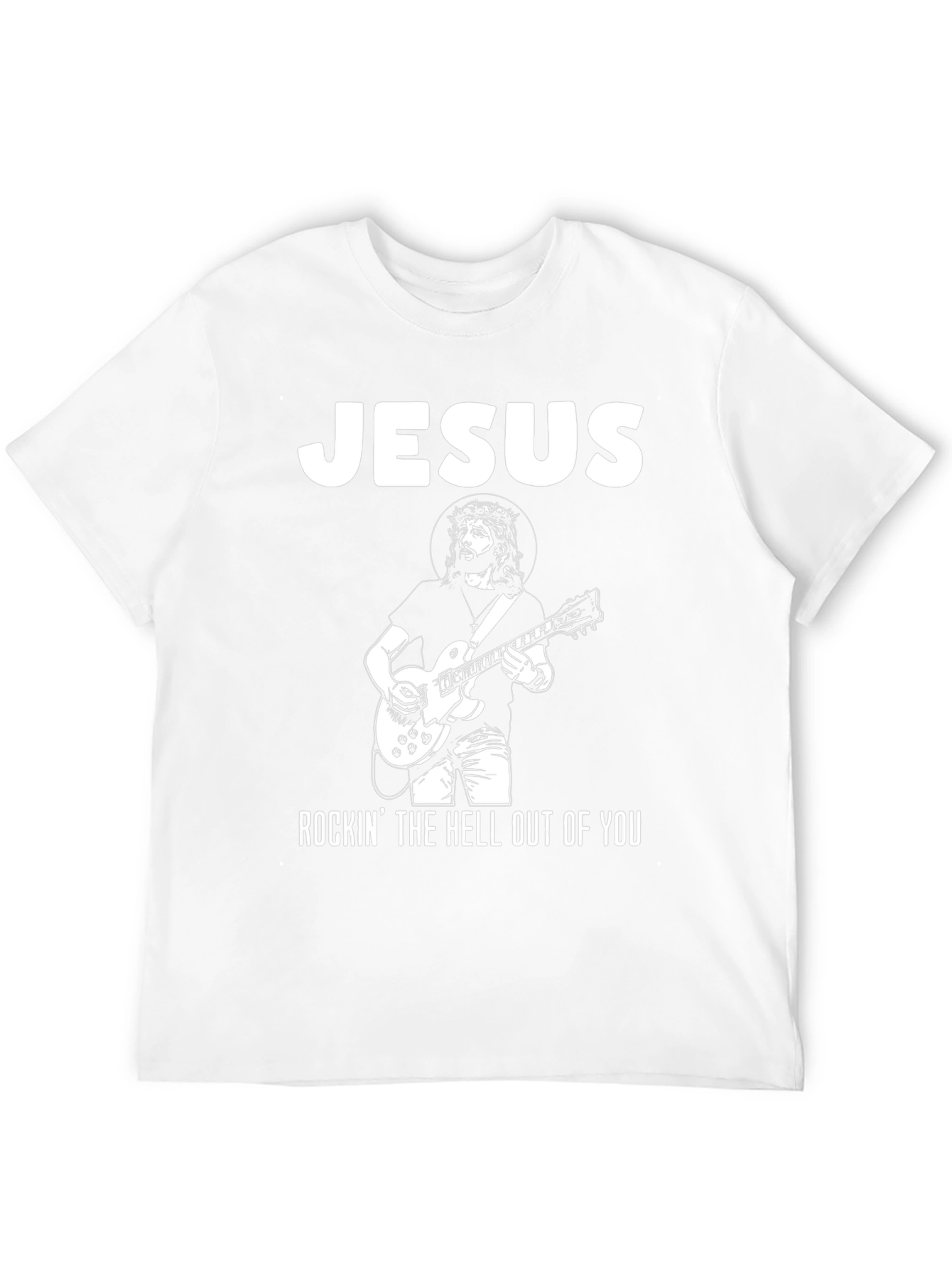 Rockin Jesus Graphic T-Shirt