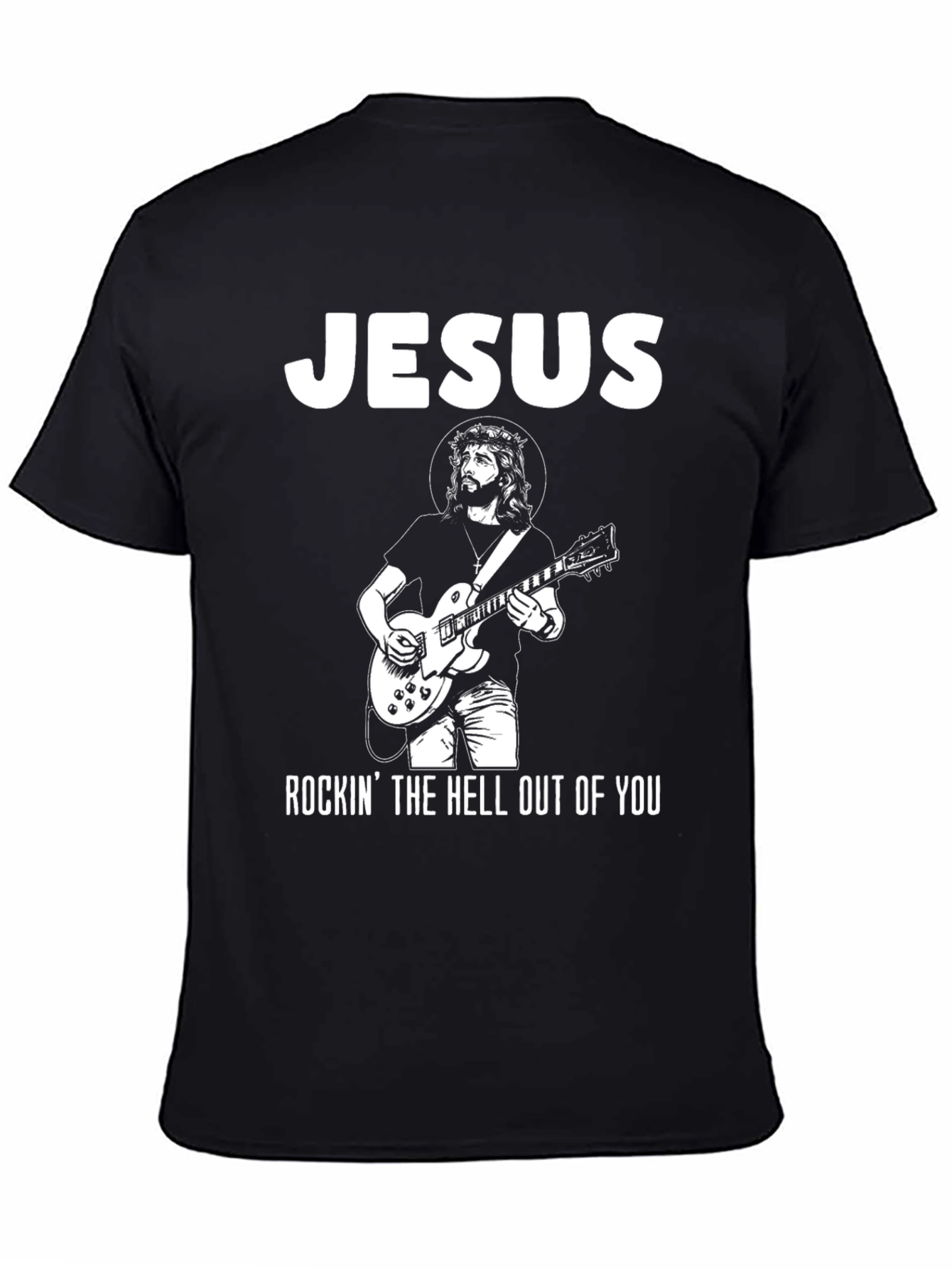 Rockin Jesus Graphic T-Shirt