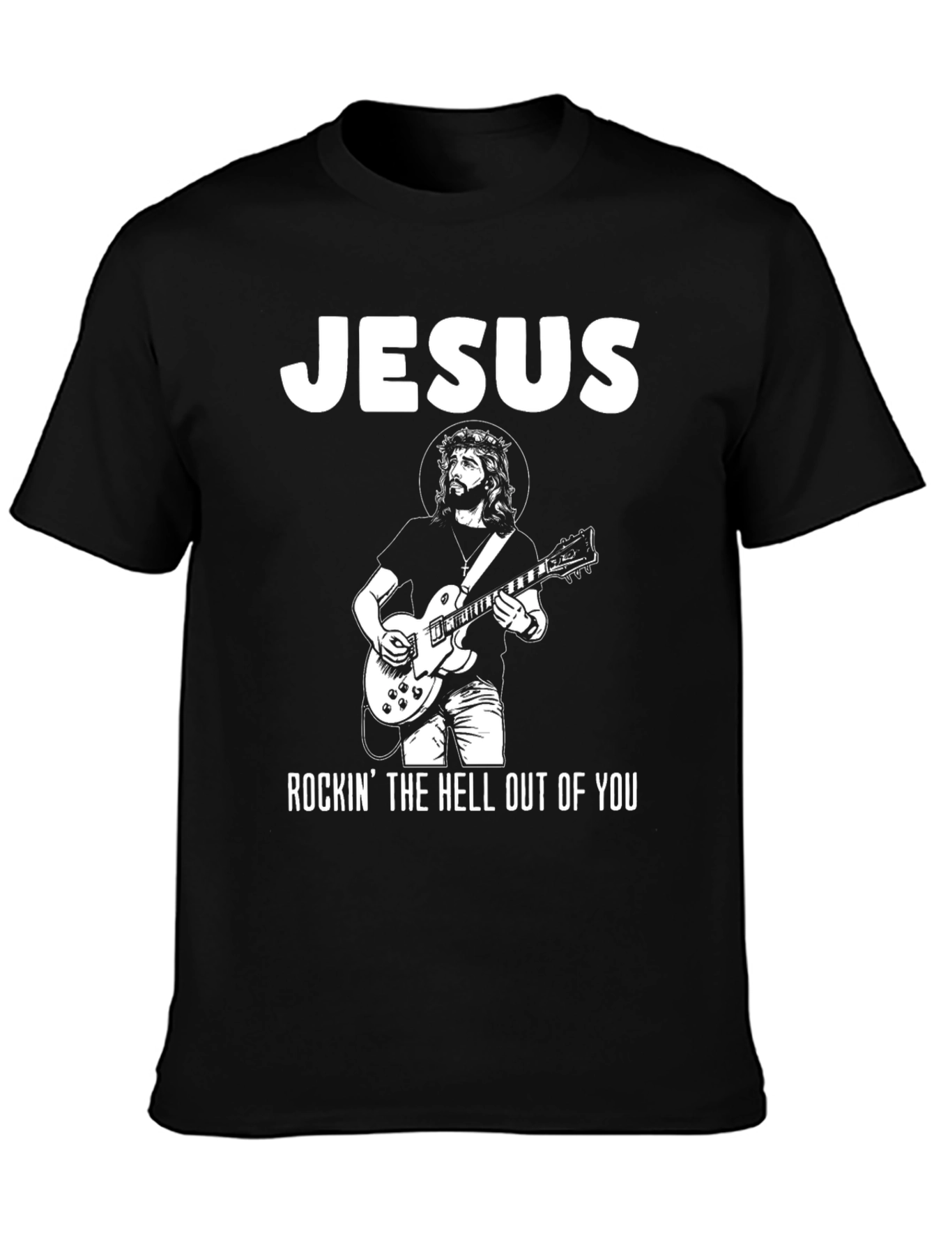 Rockin Jesus Graphic T-Shirt