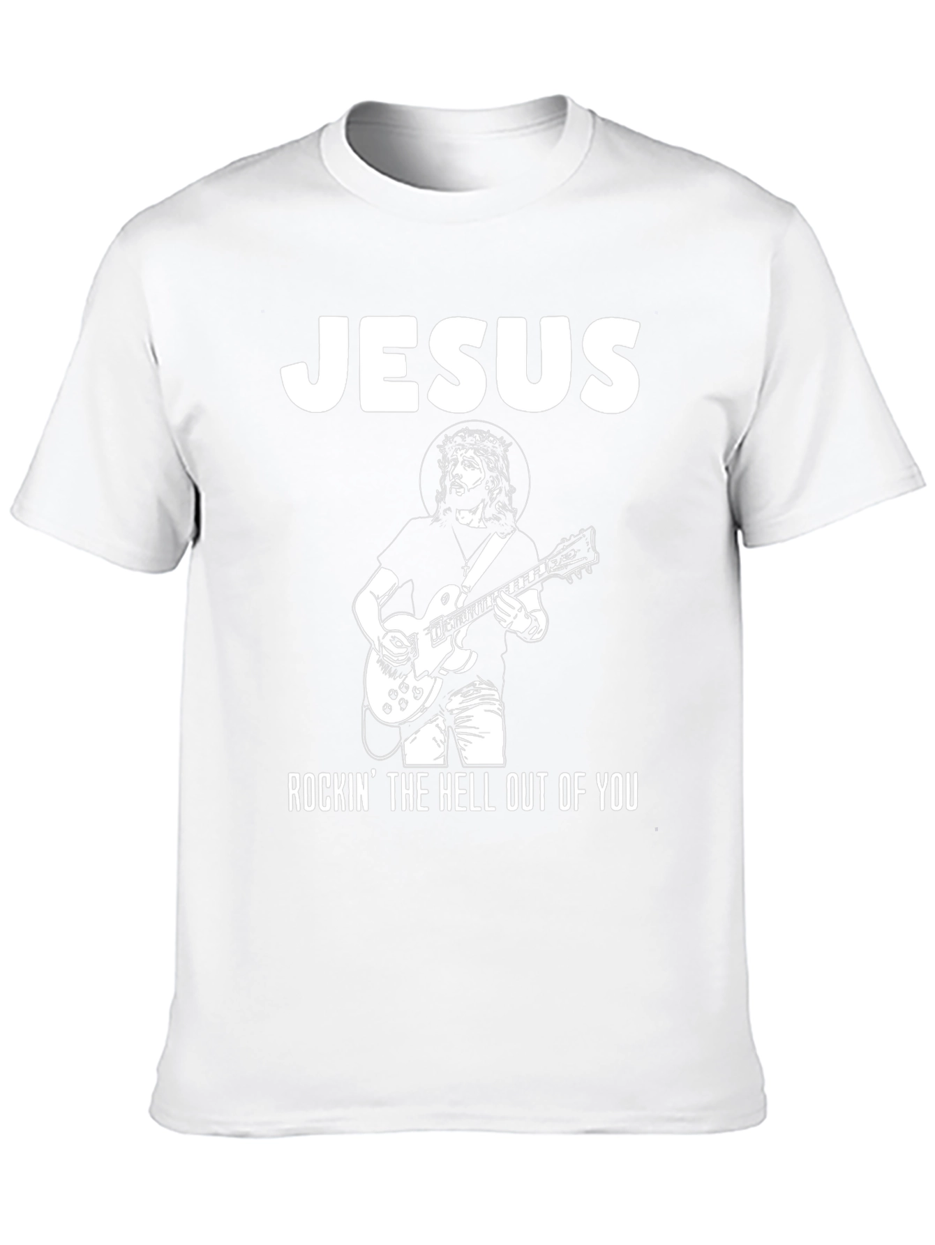 Rockin Jesus Graphic T-Shirt