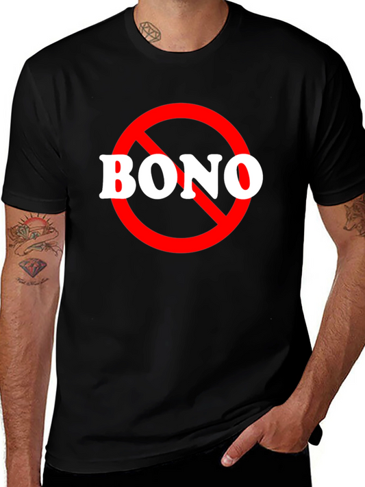 Anti-Bono T-Shirt - Black Cotton Tee