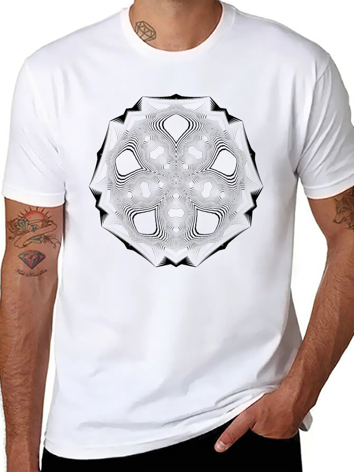 5D Star 14 Basic Graphic T-Shirt – Daily Comfort In Soft Cotton