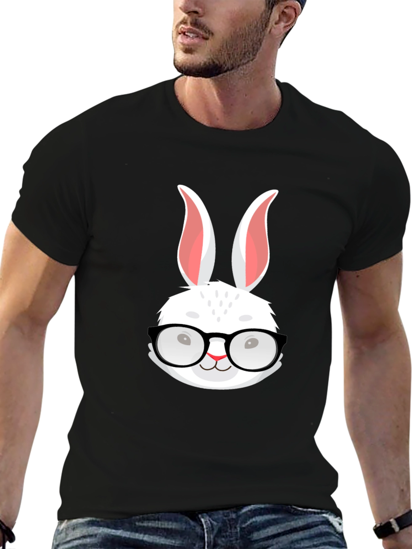 Nerdy Bunny T-Shirt - Cute & Fun Easter Apparel