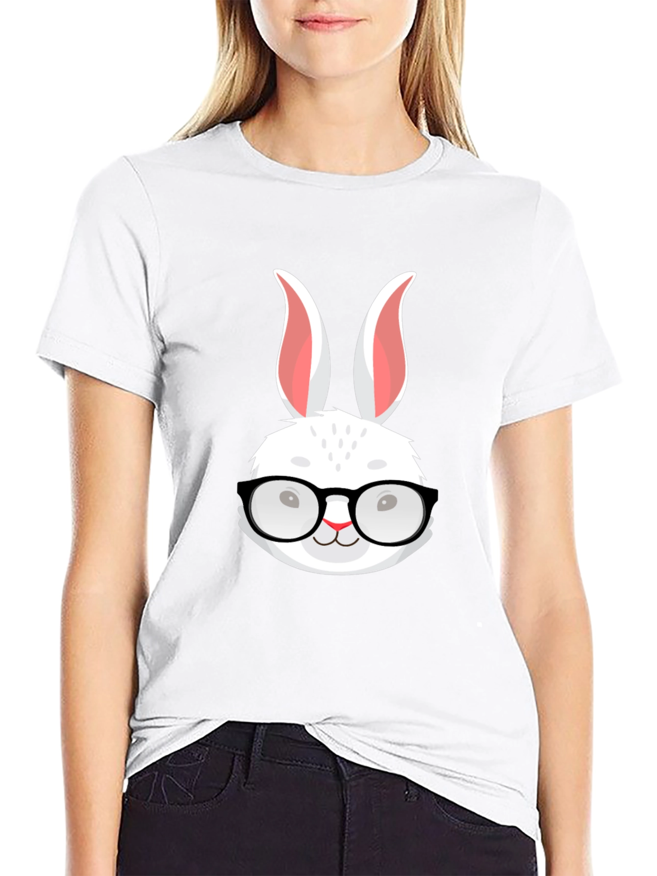 Nerdy Bunny T-Shirt - Cute & Fun Easter Apparel
