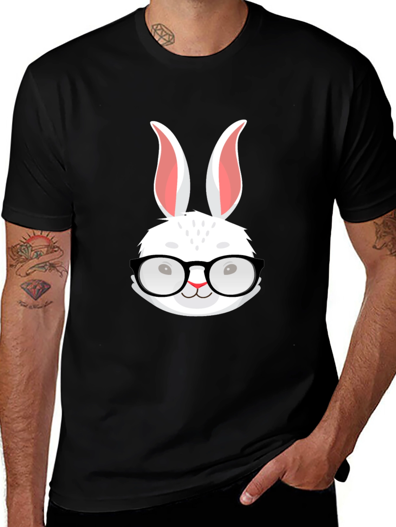 Nerdy Bunny T-Shirt - Cute & Fun Easter Apparel