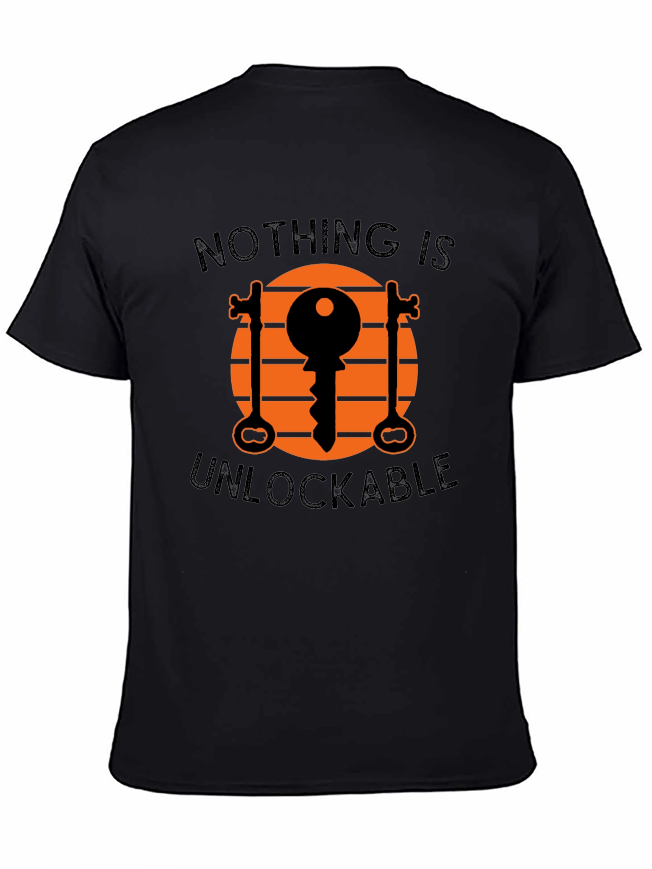 Unlockable Graphic Tee - Novelty Key Design T-Shirt