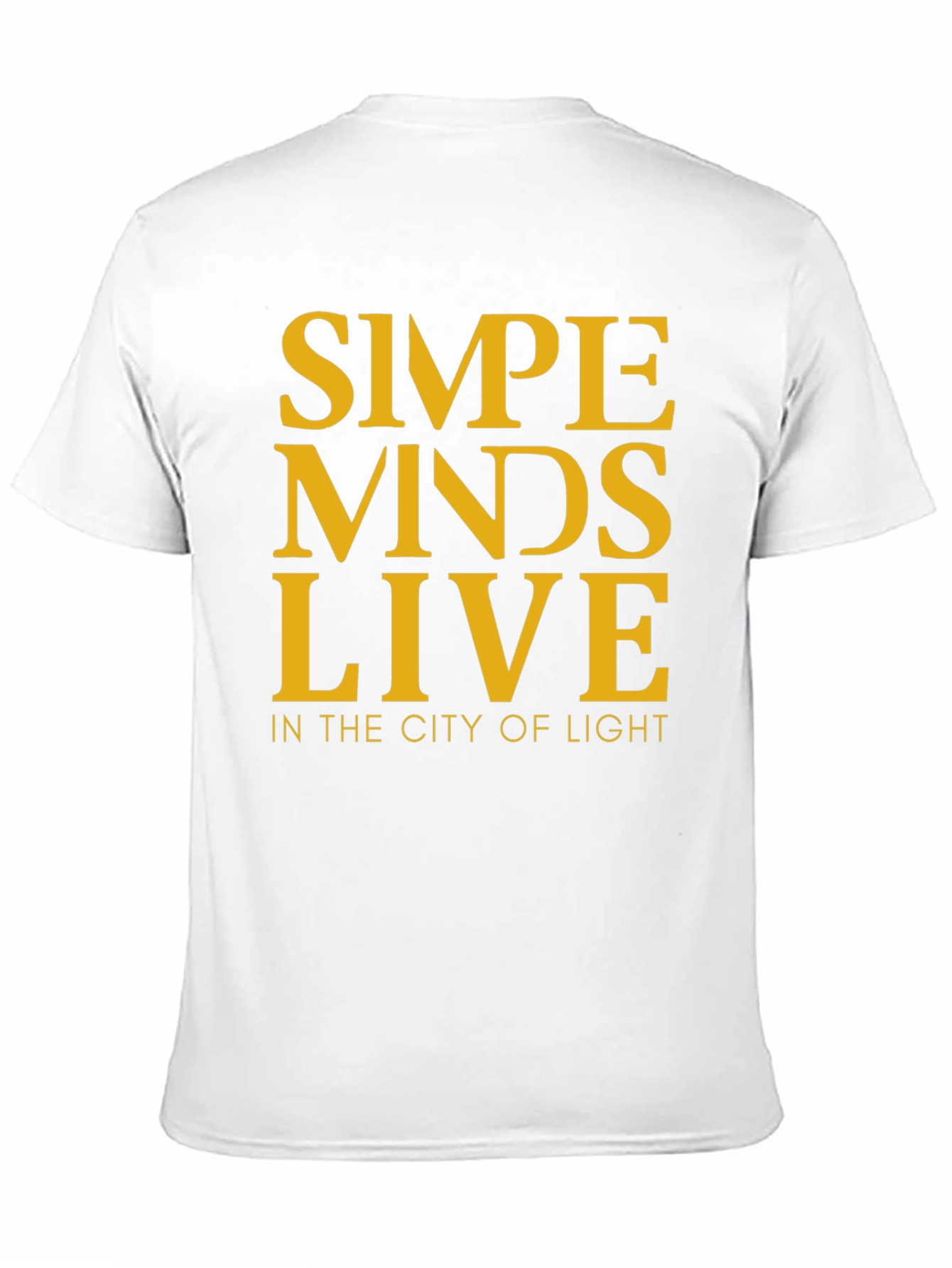 Simple Minds Live Black T-Shirt