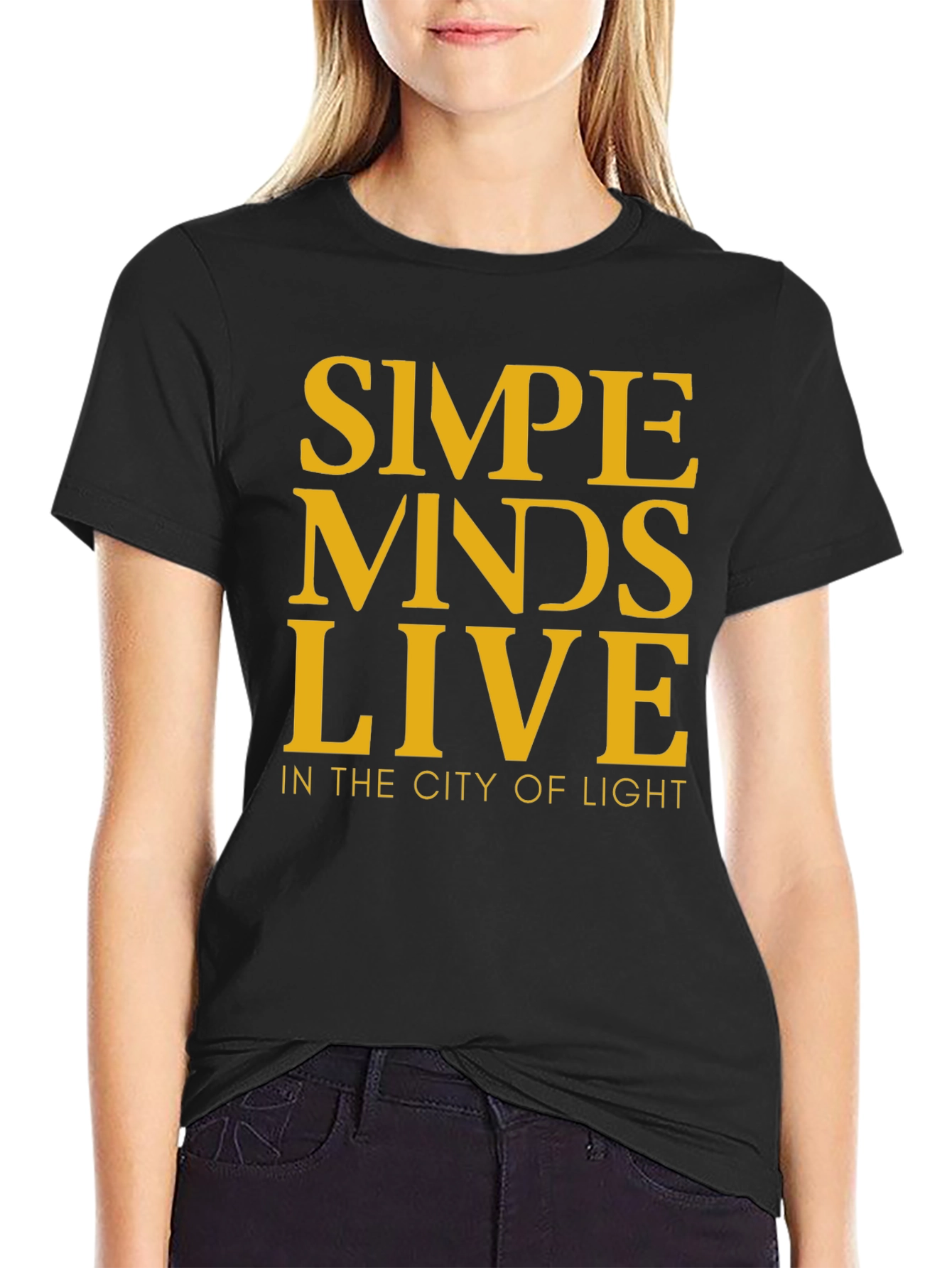 Simple Minds Live Black T-Shirt