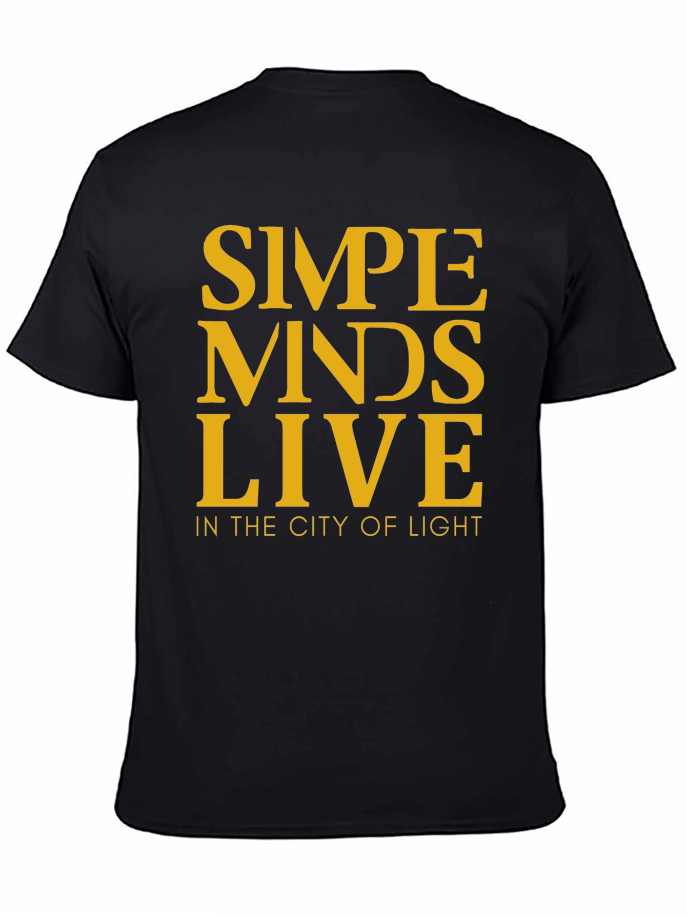 Simple Minds Live Black T-Shirt
