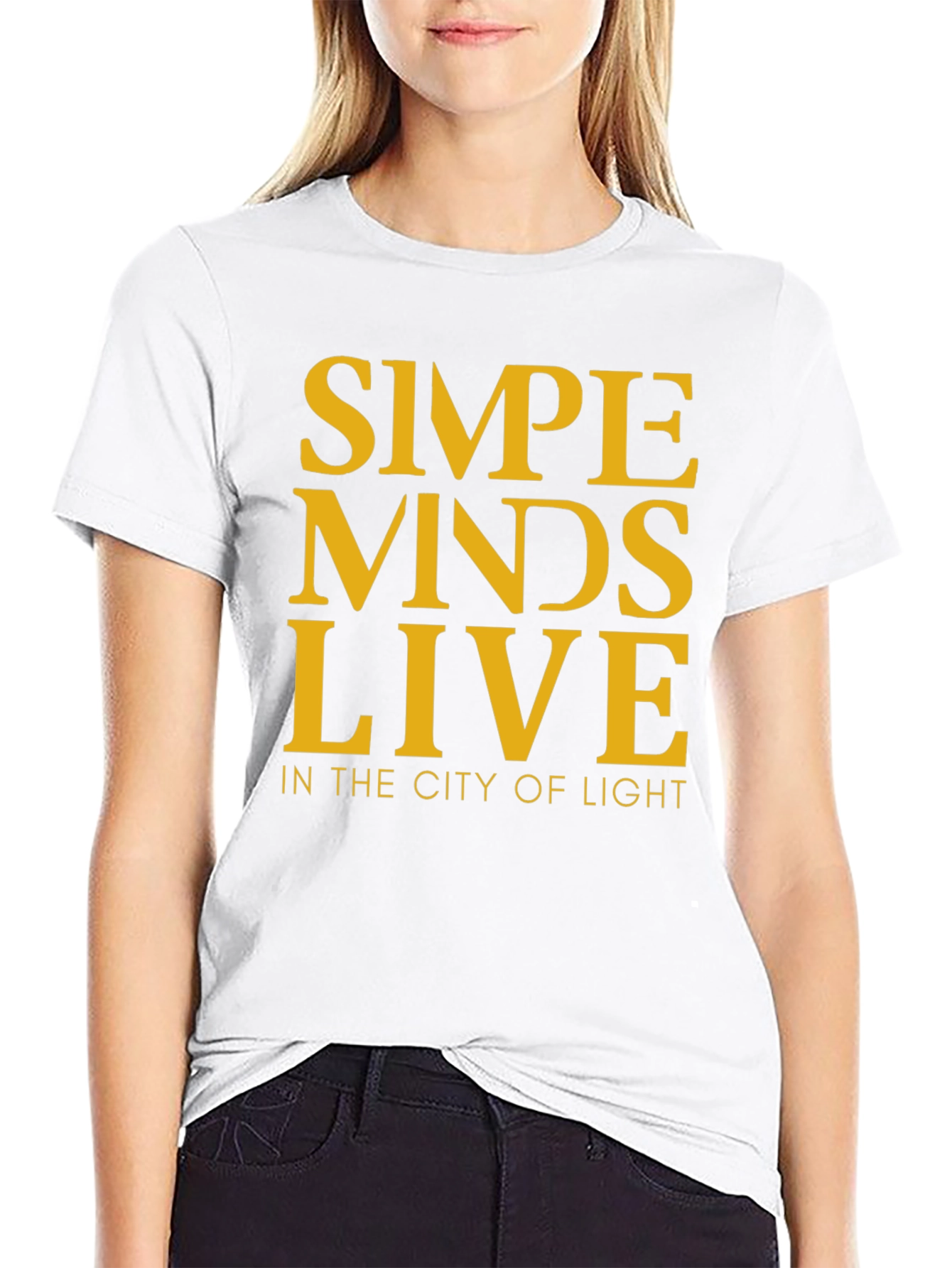 Simple Minds Live Black T-Shirt