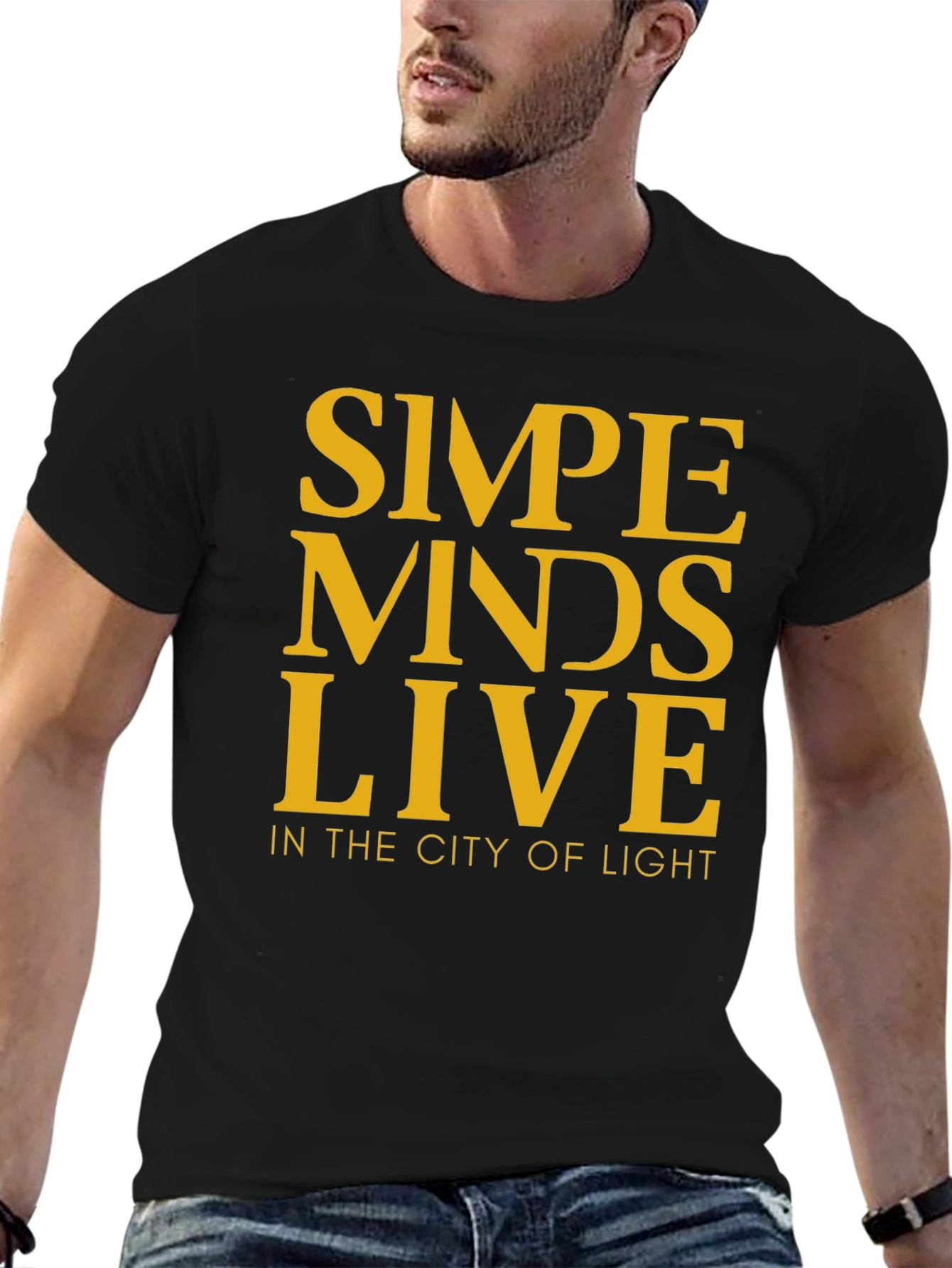 Simple Minds Live Black T-Shirt