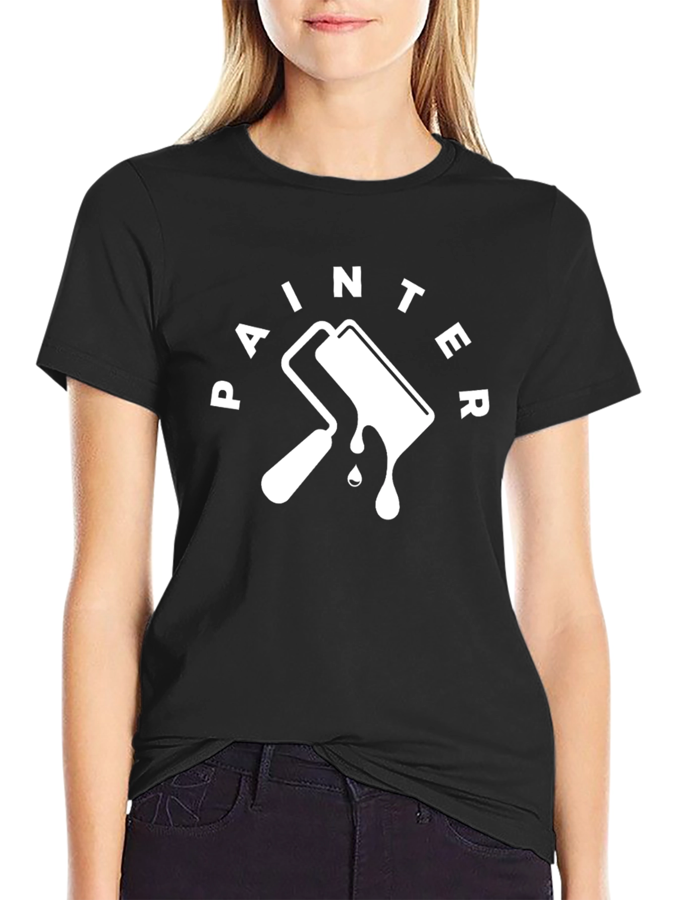 Painter T-Shirt - Paint Roller Graphic Tee