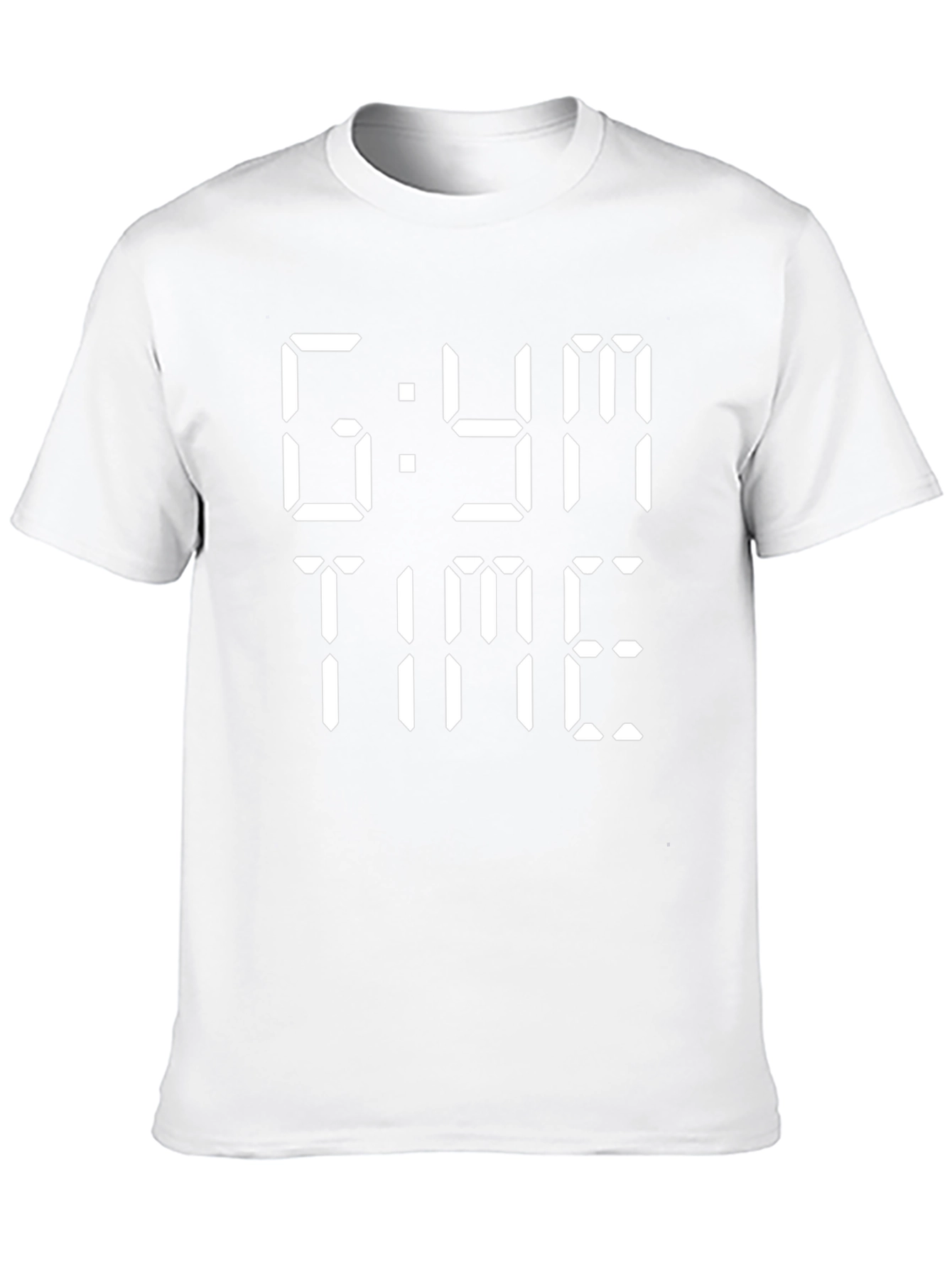 6 AM Gym Time Black Graphic Tee