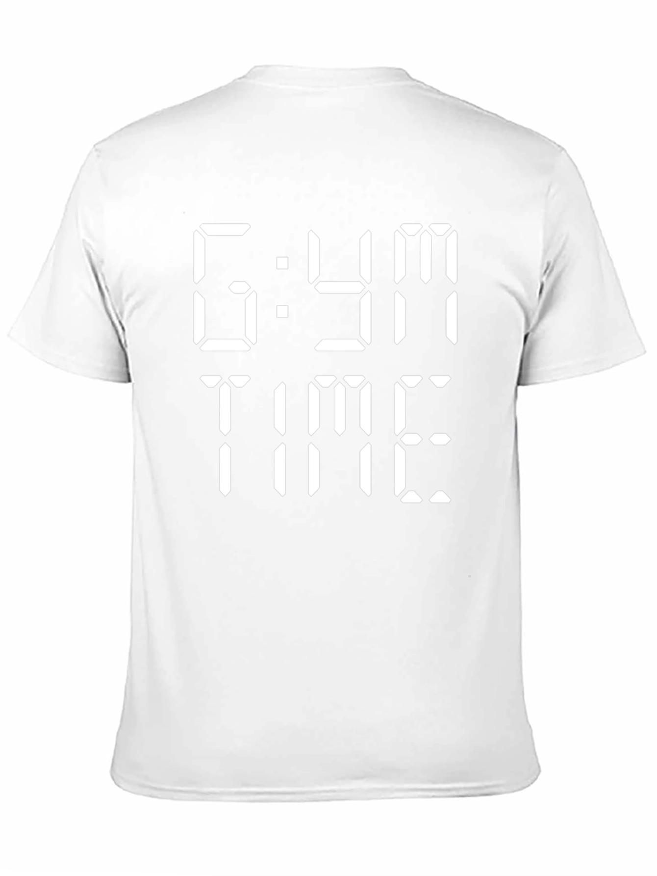 6 AM Gym Time Black Graphic Tee