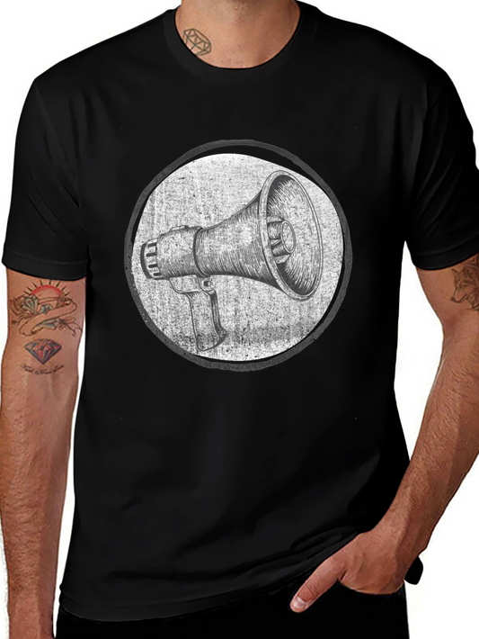 Vintage Megaphone Graphic T-Shirt