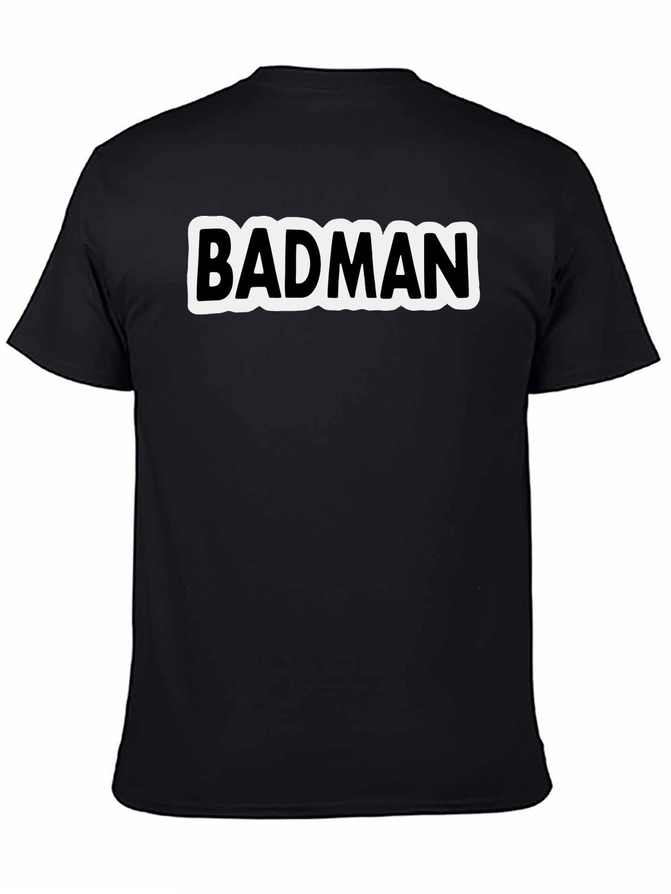 Badman Graphic T-Shirt - Black Crew Neck Tee