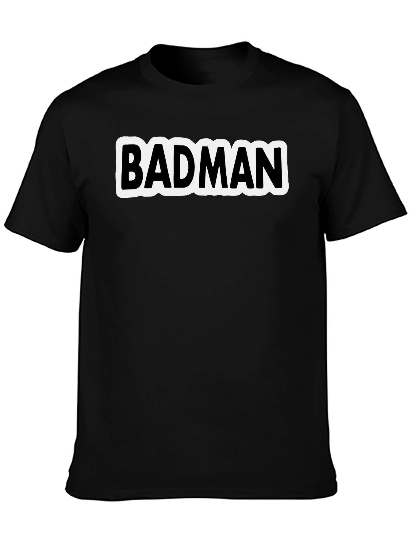 Badman Graphic T-Shirt - Black Crew Neck Tee