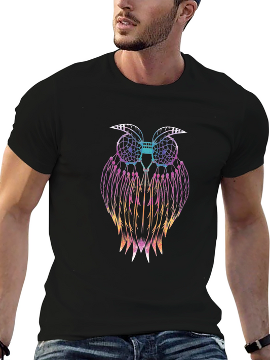 Owl Dreamcatcher Graphic Tee - Unique Design
