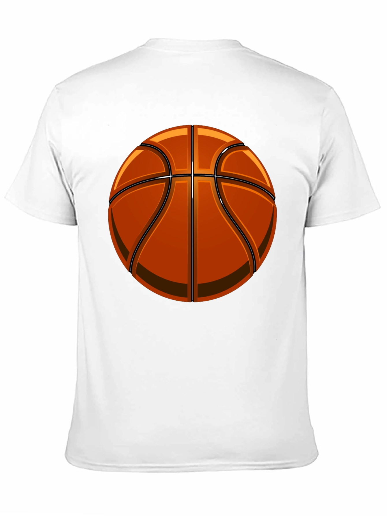 Basketball Graphic Tee - Black Cotton Comfort