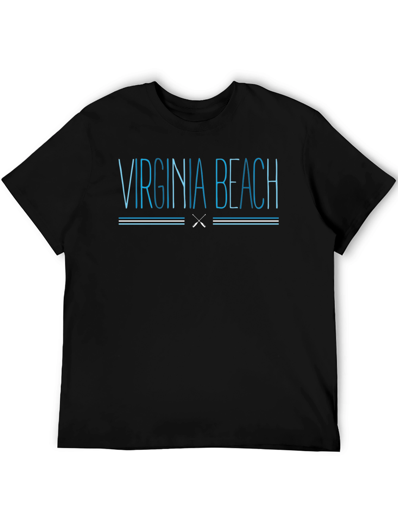 Virginia Beach Black Graphic Tee