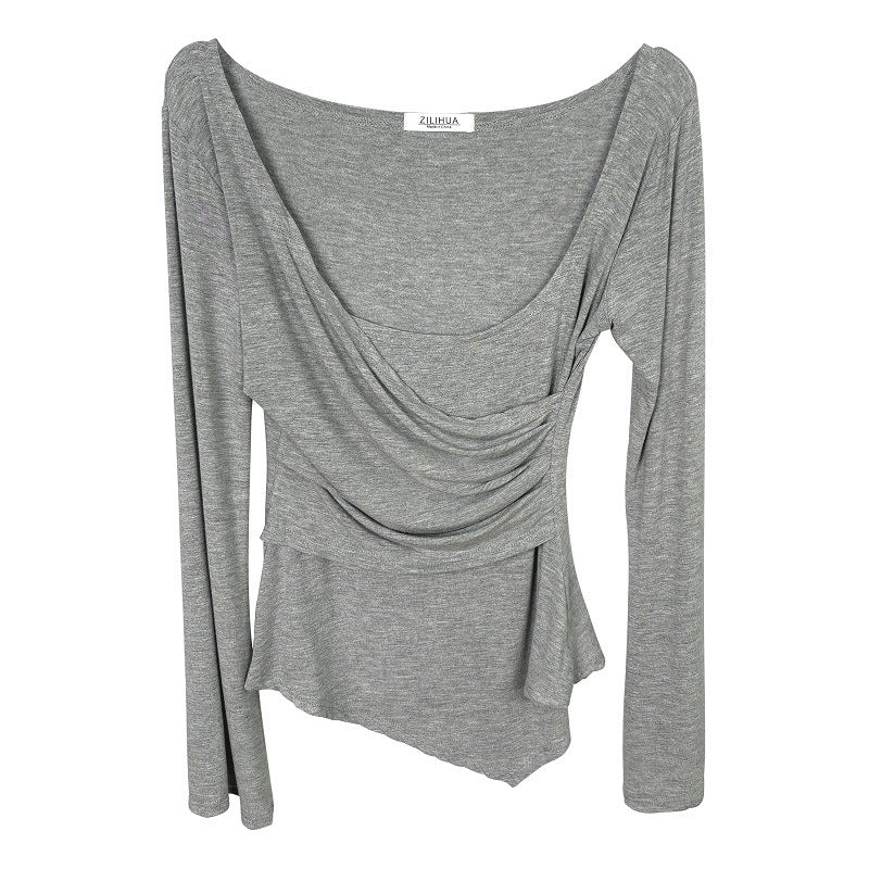 V-Neck Long Sleeve T-Shirt for Women