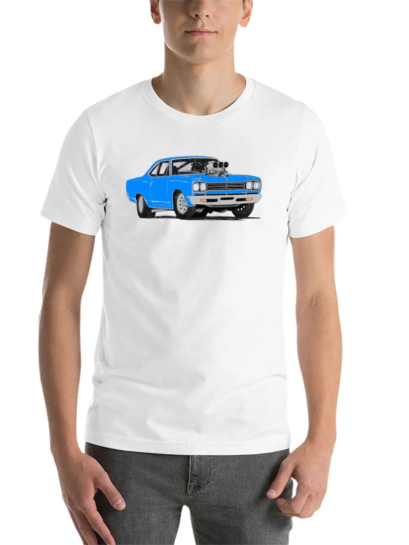 69 Plymouth Road Runner 4 Relaxed Everyday Tee – Lightweight And Durable Cotton