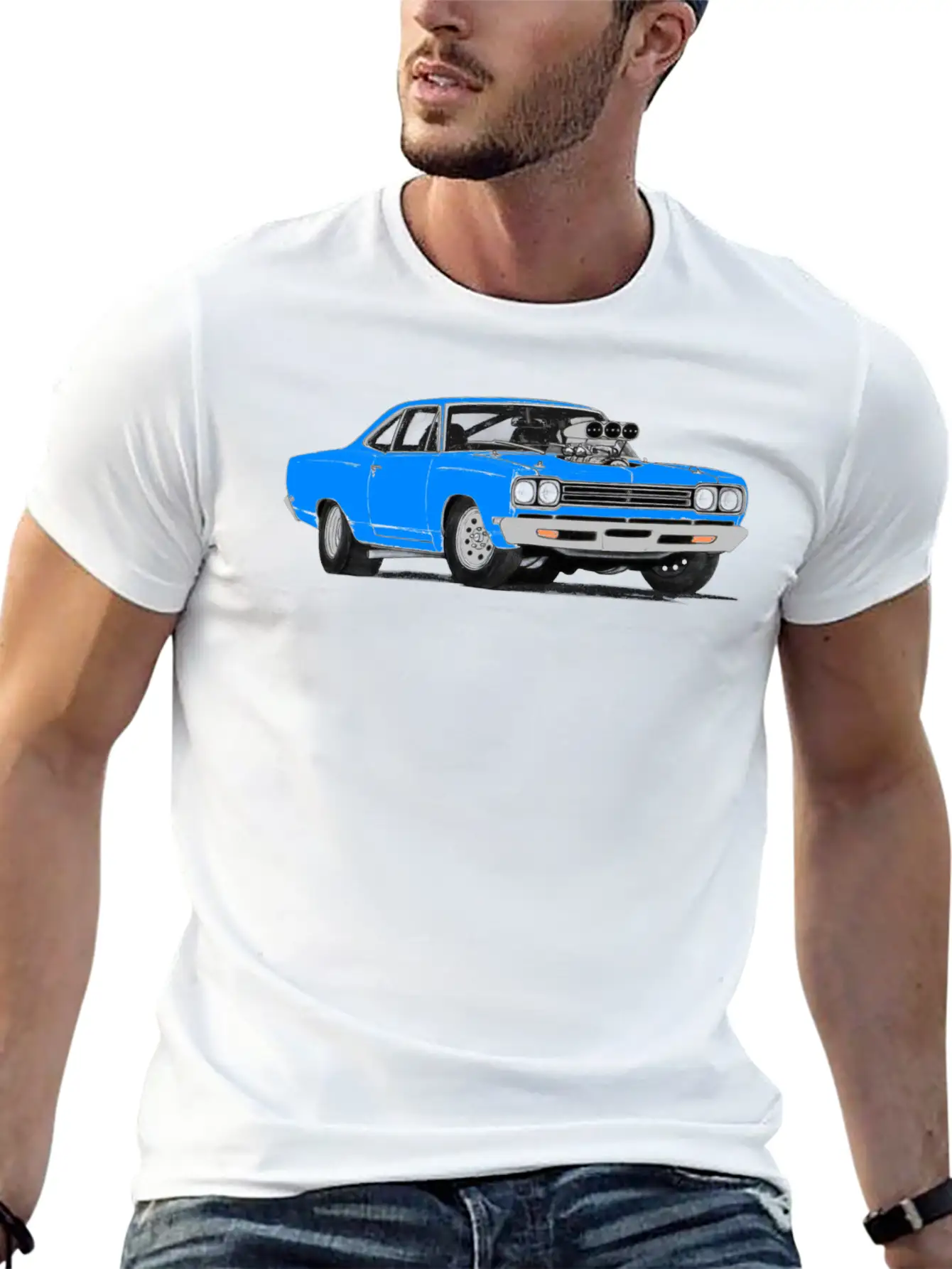 69 Plymouth Road Runner 4 Relaxed Everyday Tee – Lightweight And Durable Cotton