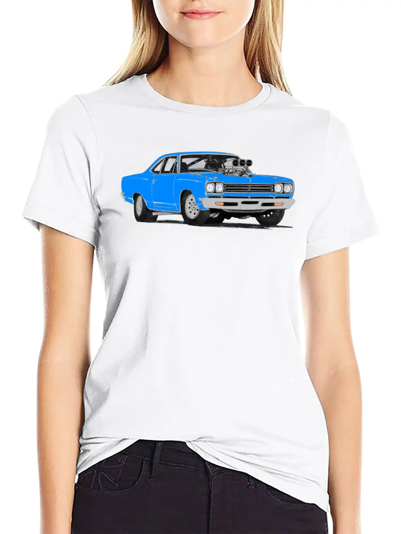 69 Plymouth Road Runner 4 Relaxed Everyday Tee – Lightweight And Durable Cotton